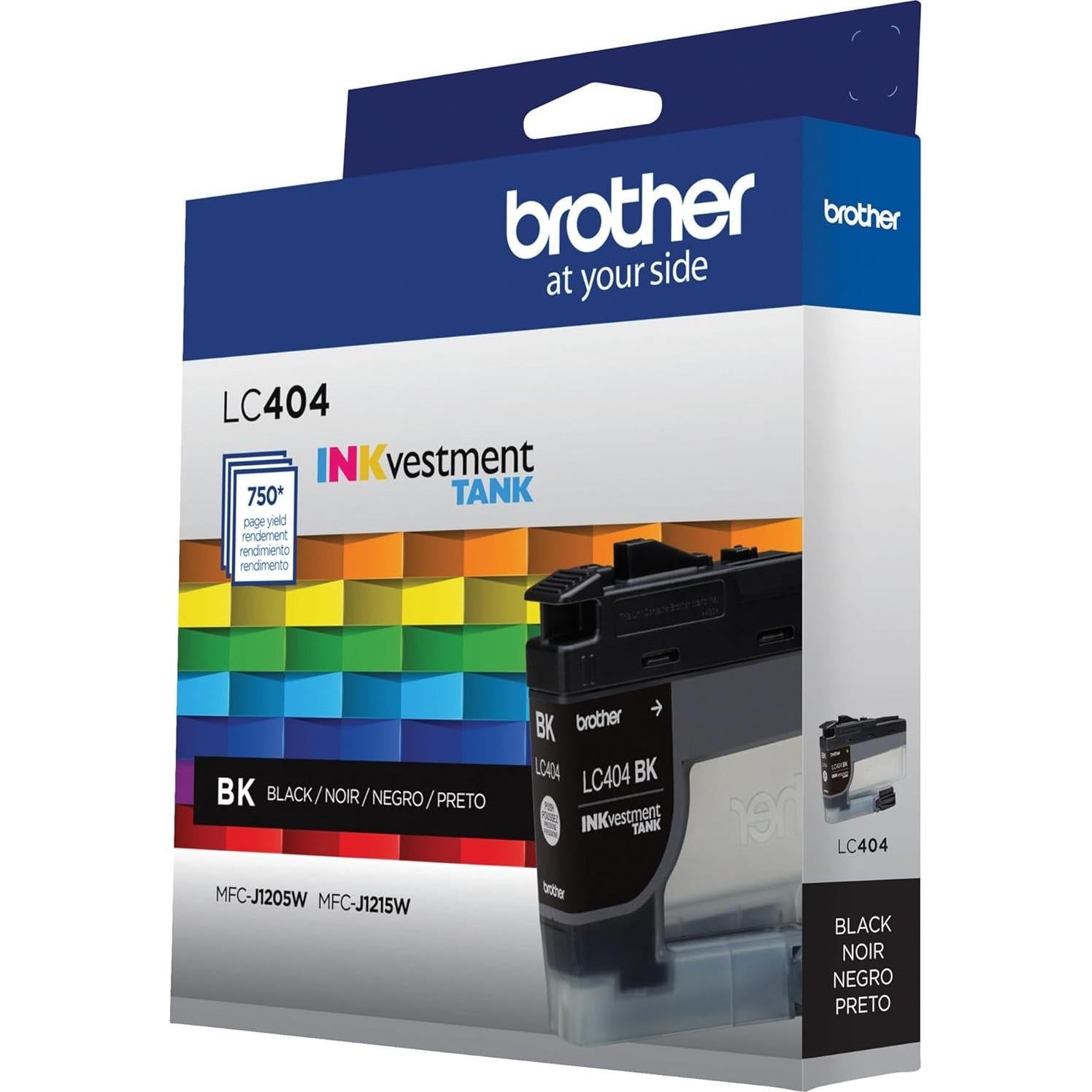 Cartucho de Tinta Brother LC404BK Negro INKvestment Tank 750 Páginas