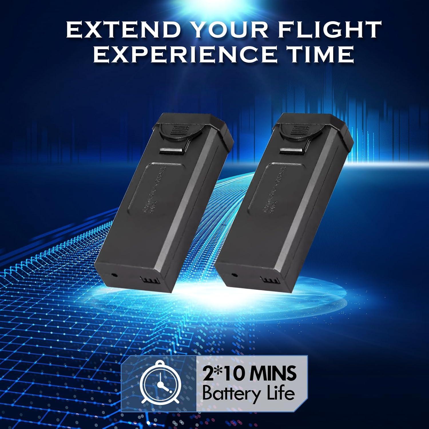 GoolRC Drone with Camera for Adults, 1080P HD FPV Foldable Mini Drones for Kids Beginners, Brushless RC Quadcopter with Altitude Hold, Headless Mode, 360° Flips, Gesture Selfie, One Key Takeoff