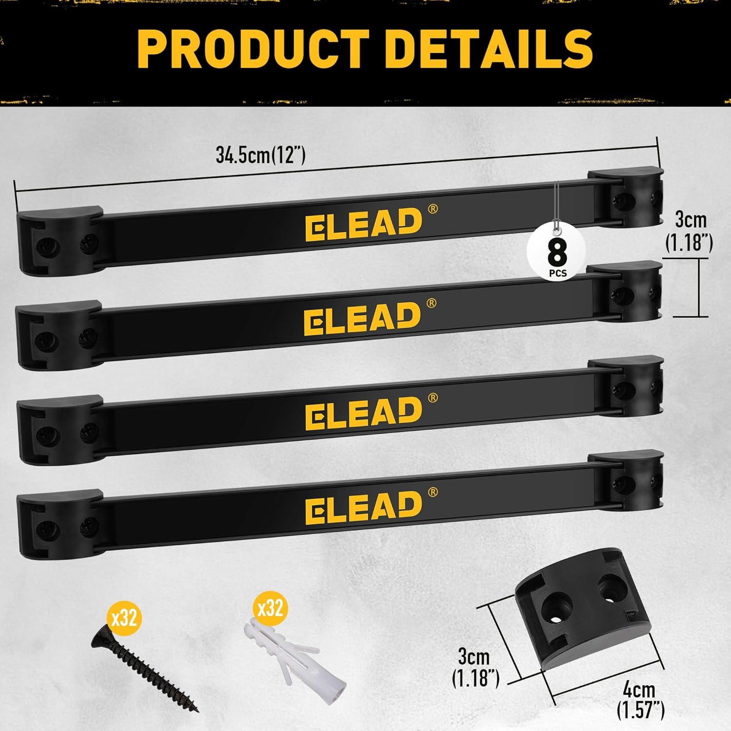 Organizador Magnético de Herramientas ELEAD 9 Piezas 30.48 cm