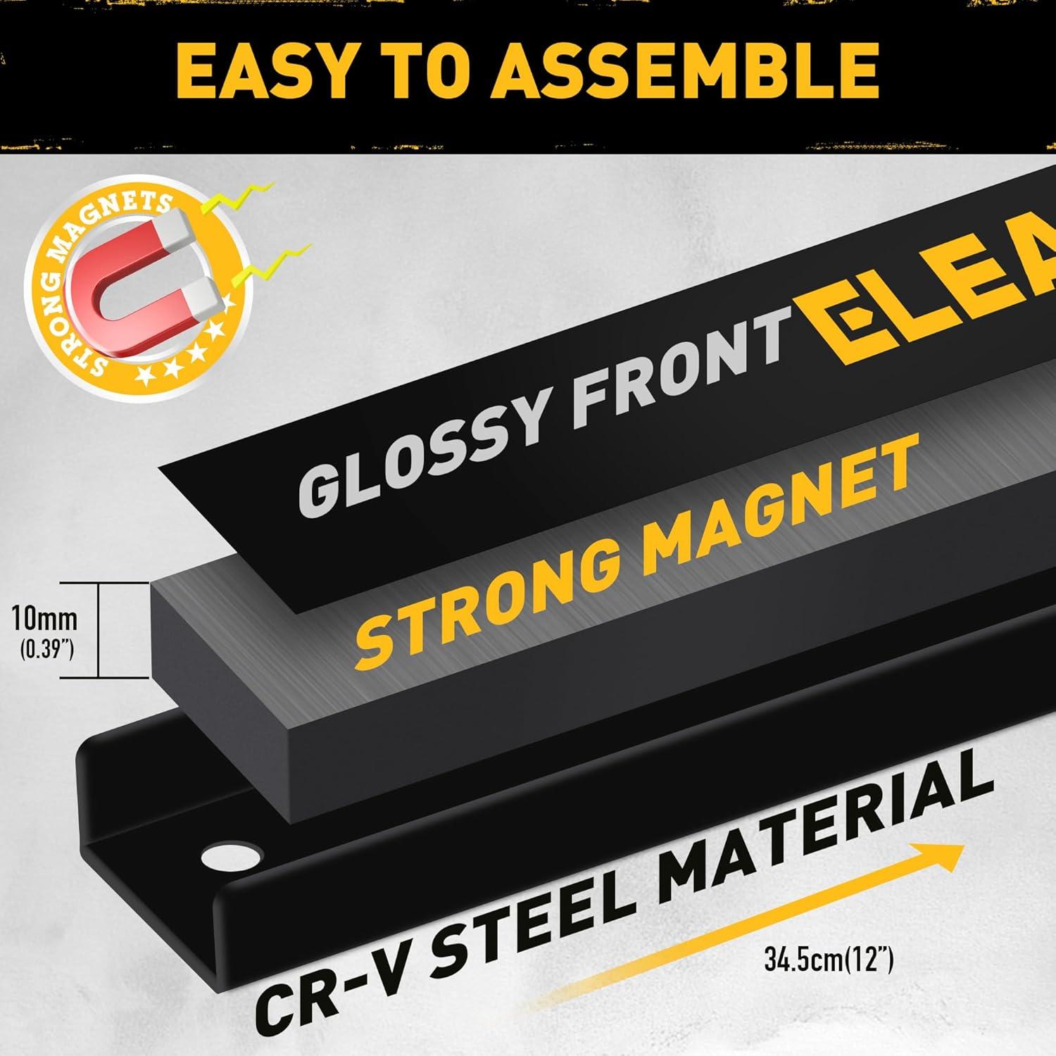 Organizador Magnético de Herramientas ELEAD 9 Piezas 30.48 cm