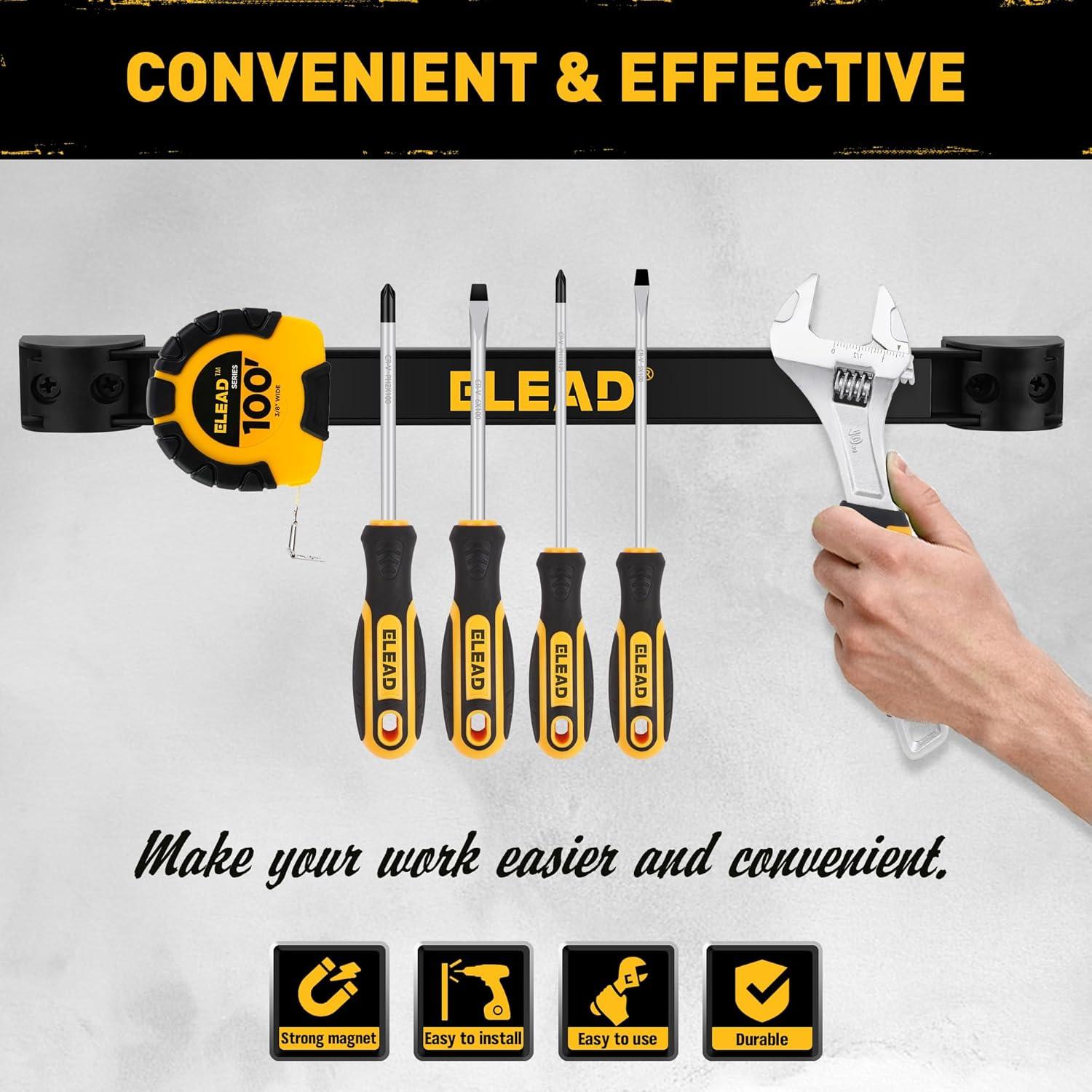 Organizador Magnético de Herramientas ELEAD 9 Piezas 30.48 cm