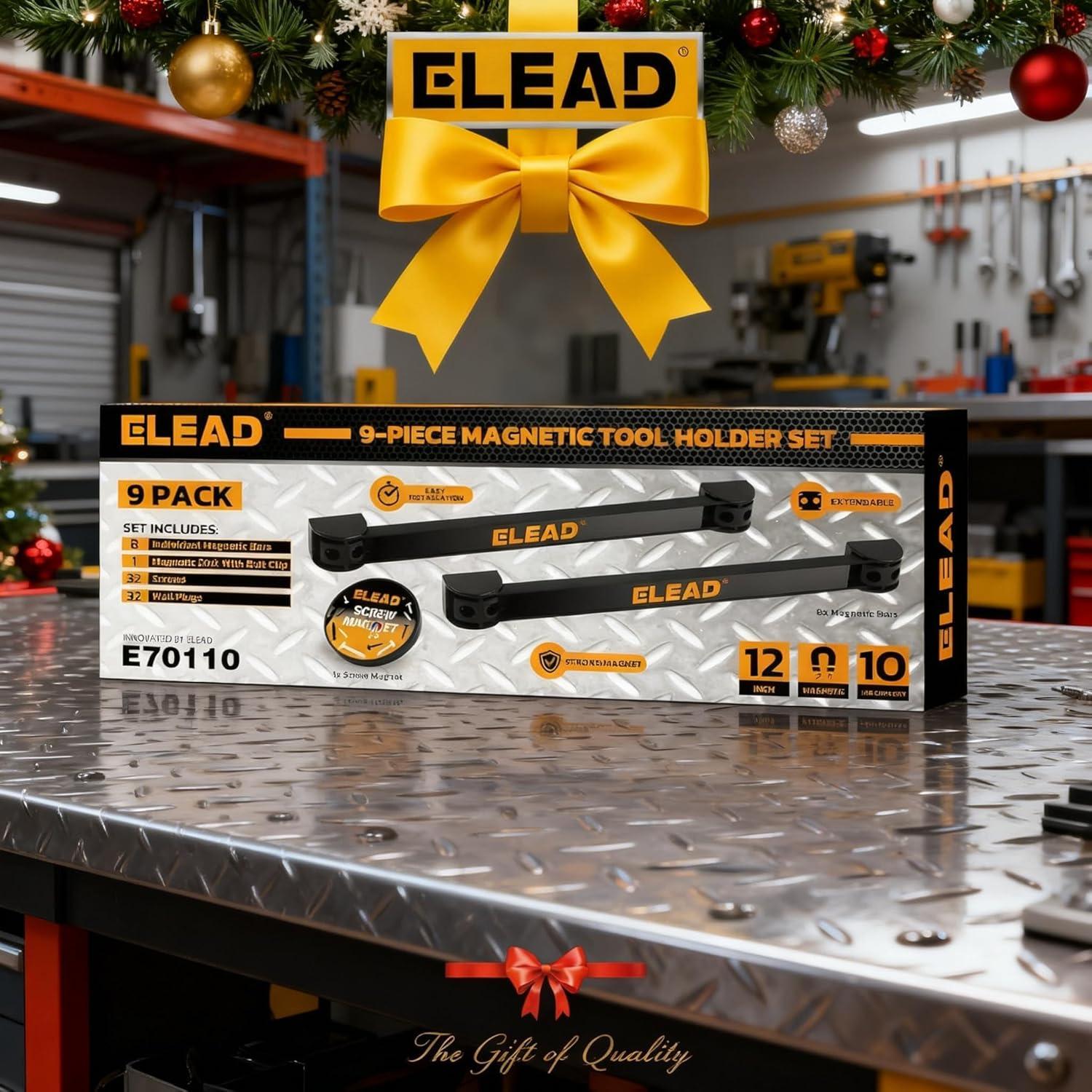 Organizador Magnético de Herramientas ELEAD 9 Piezas 30.48 cm