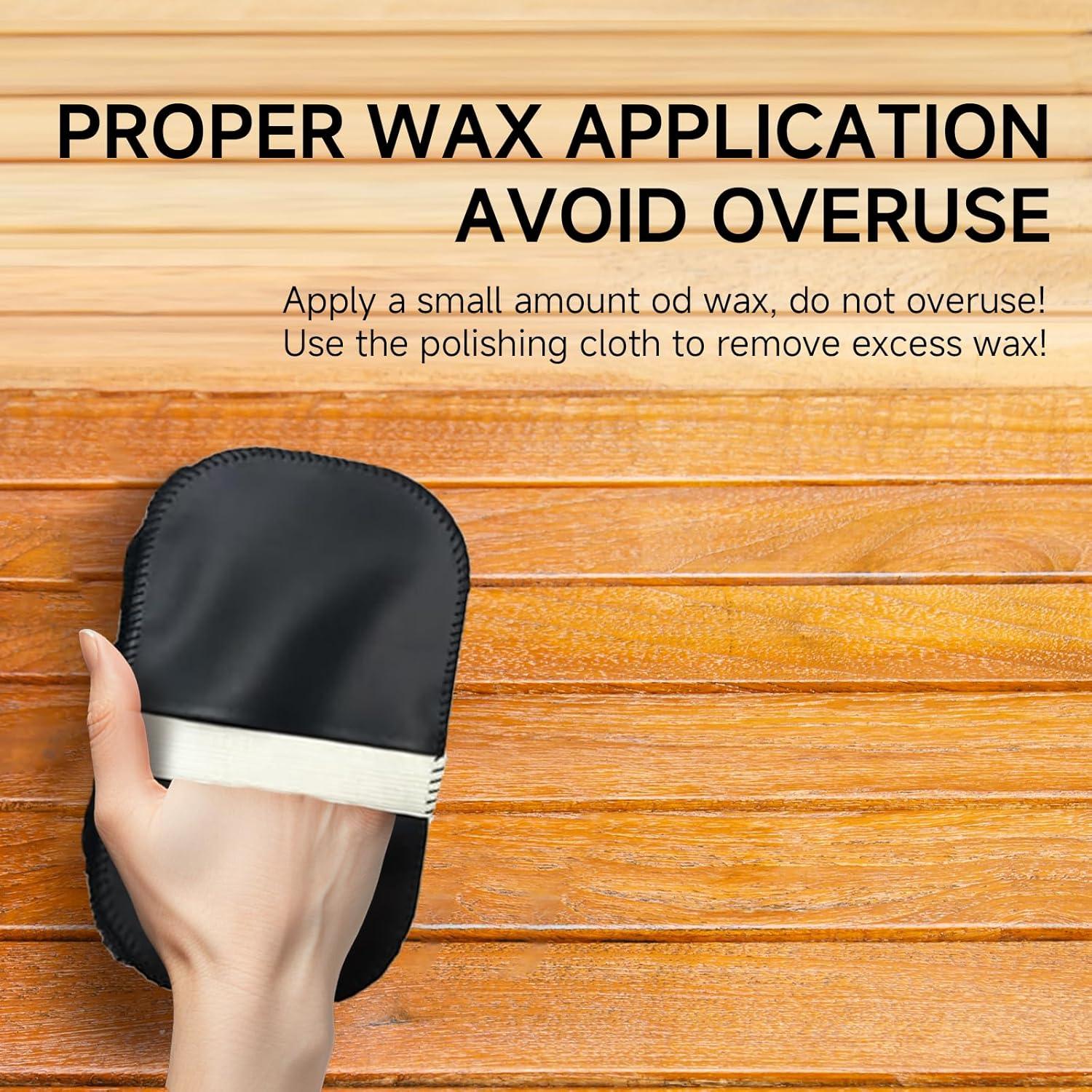 Pulidor de Madera Mollor 100g Cera de Abeja Natural con Esponja