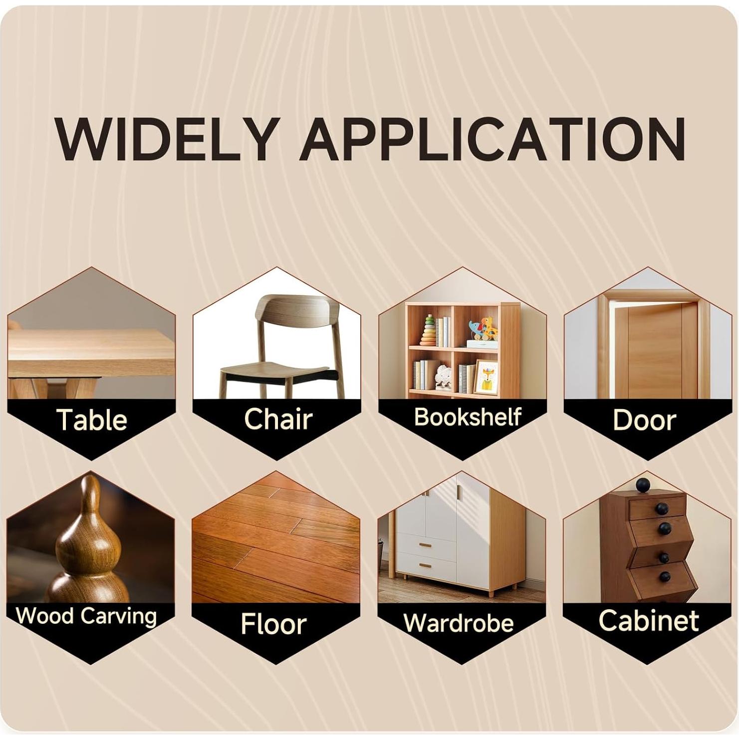 Pulidor de Madera Mollor 100g Cera de Abeja Natural con Esponja