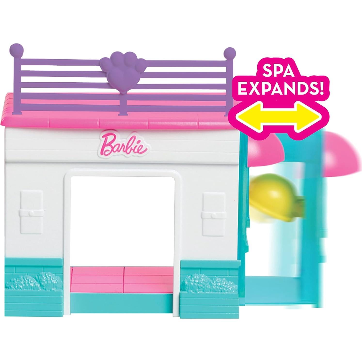 Conjunto de Juego Spa para Mascotas Barbie 8 Piezas