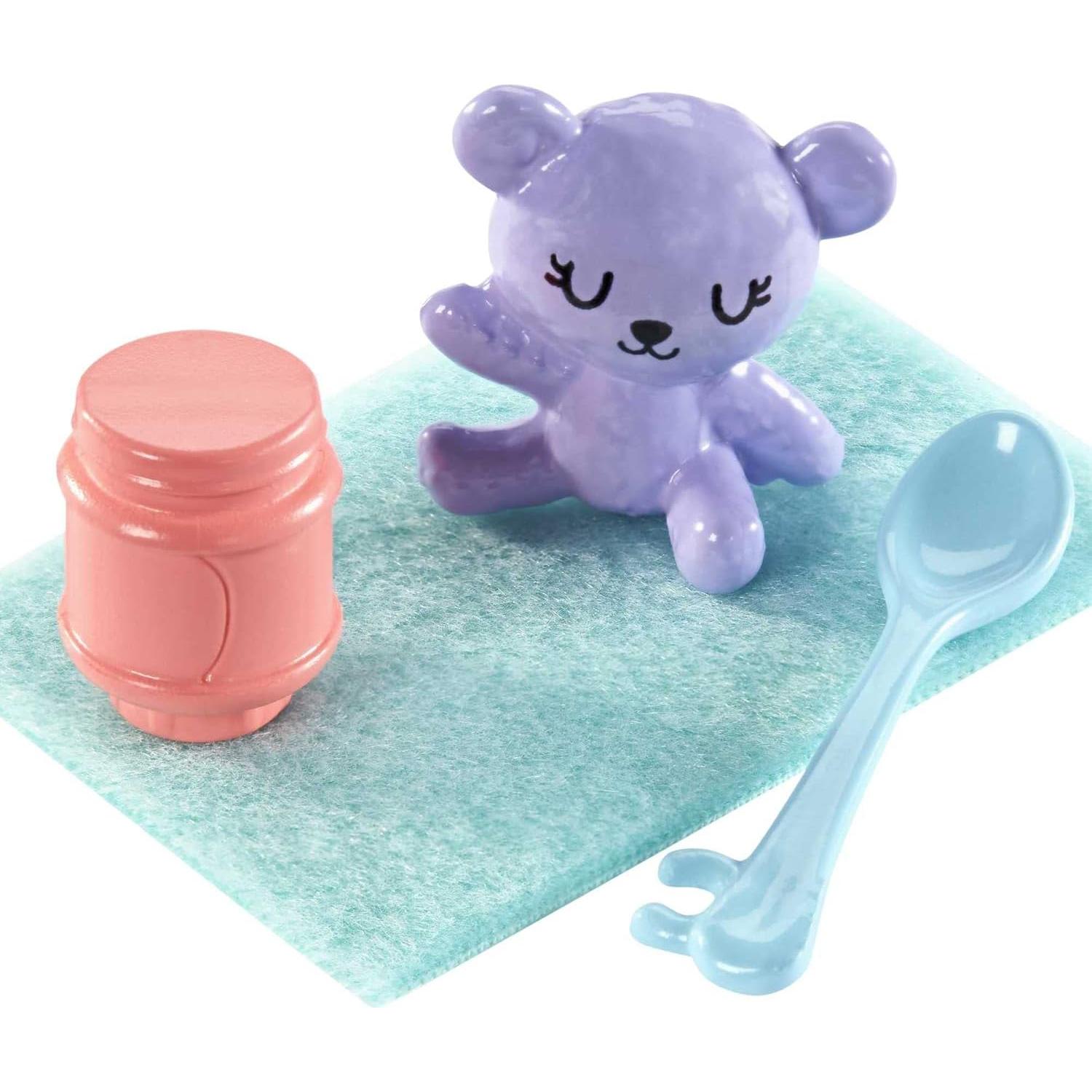 Barbie Skipper Niñeras Inc Set con Muñeca Rubia y Bebé