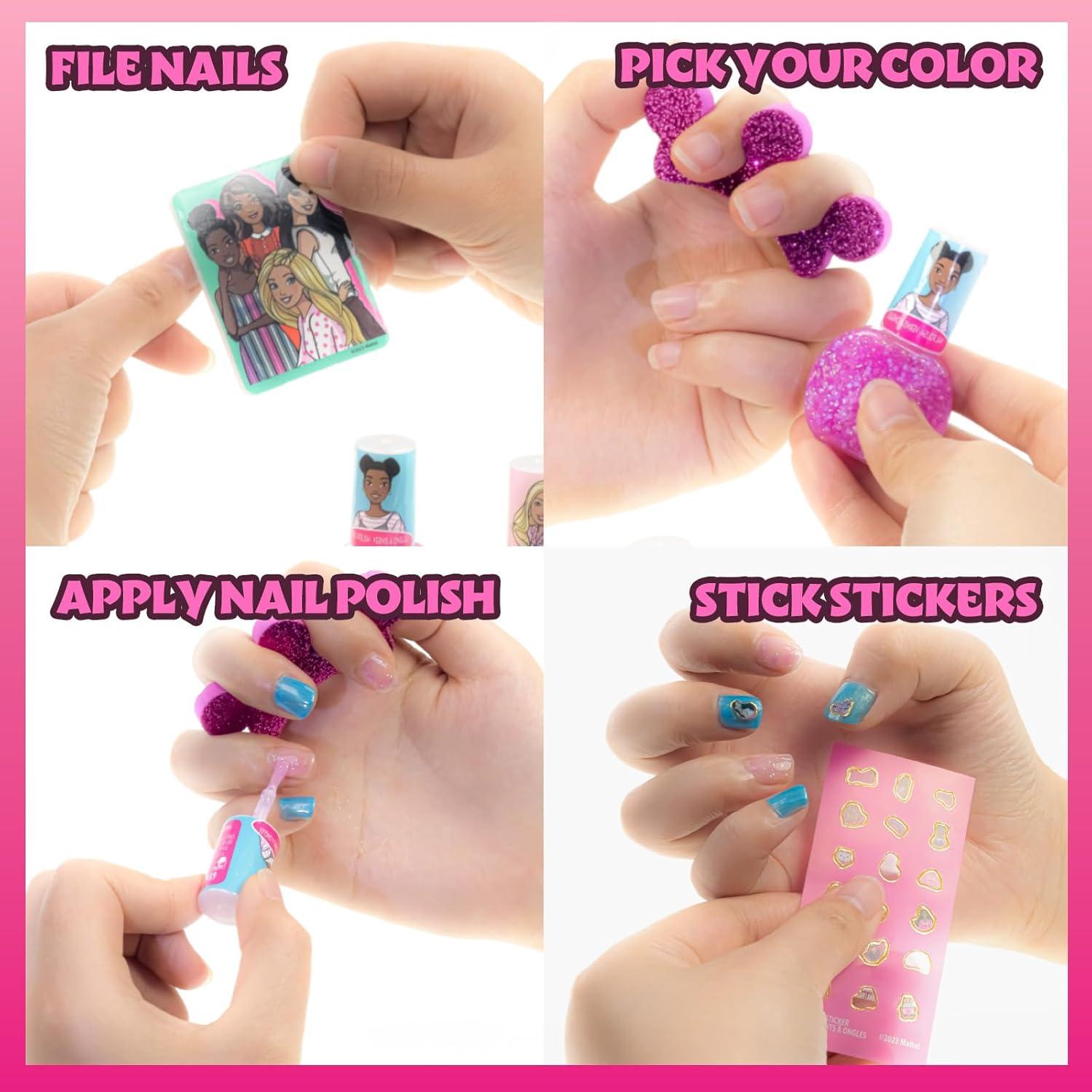 Conjunto de Maquillaje Infantil Barbie con Mochila - Townley Girl