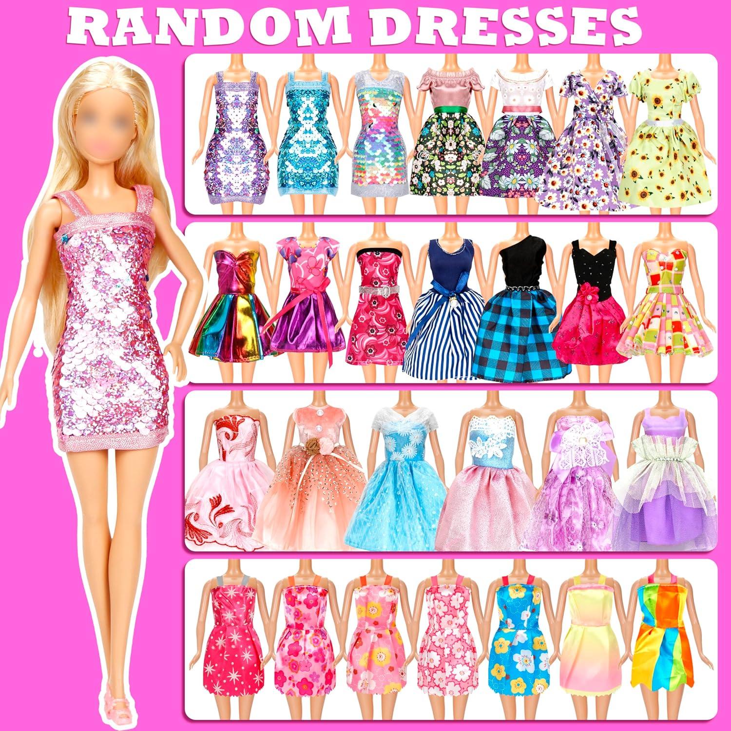 71 Piezas Ropa y Accesorios para Muñecas Bymore 29 cm