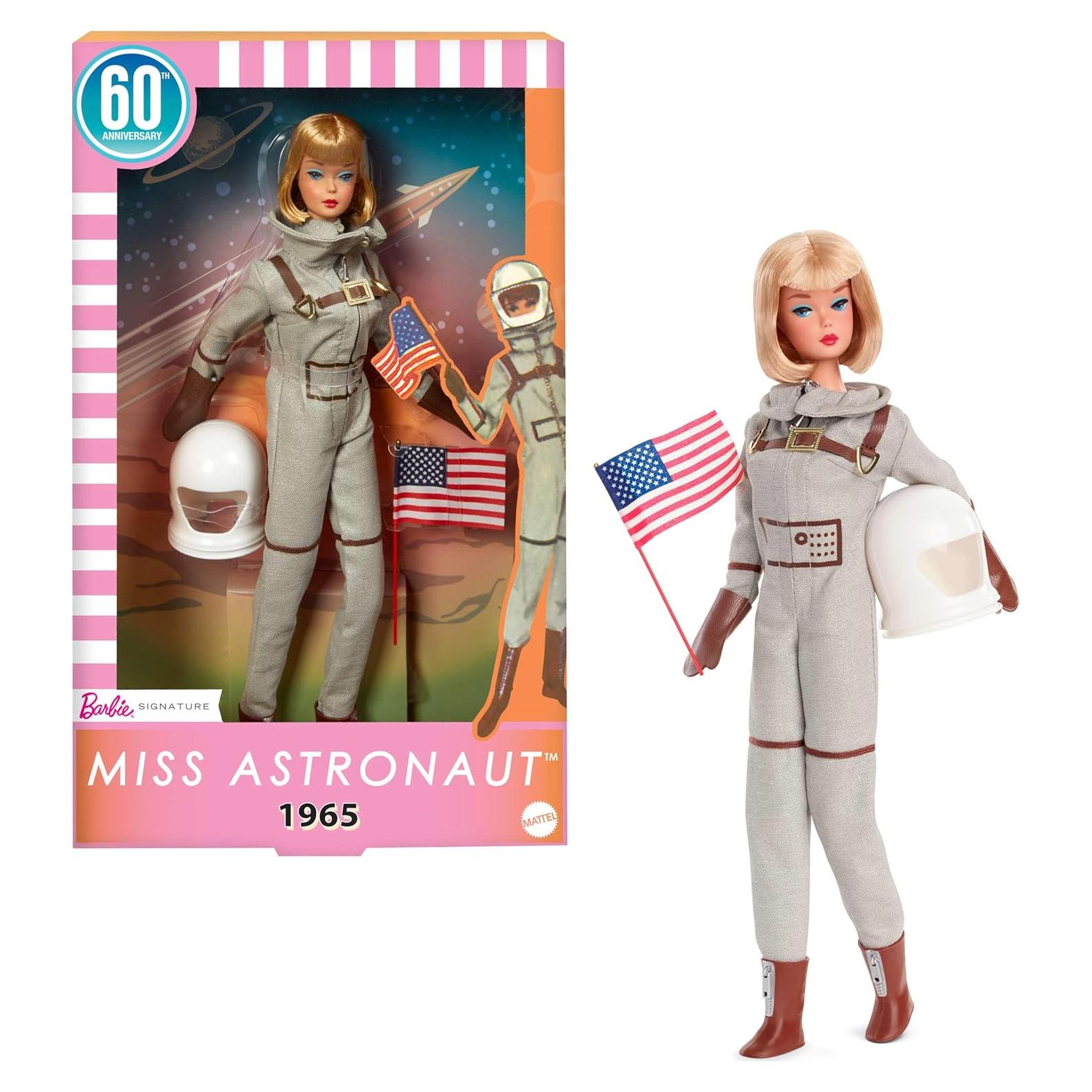 Muñeca Barbie Miss Astronaut 60 Aniversario Mattel 33 cm