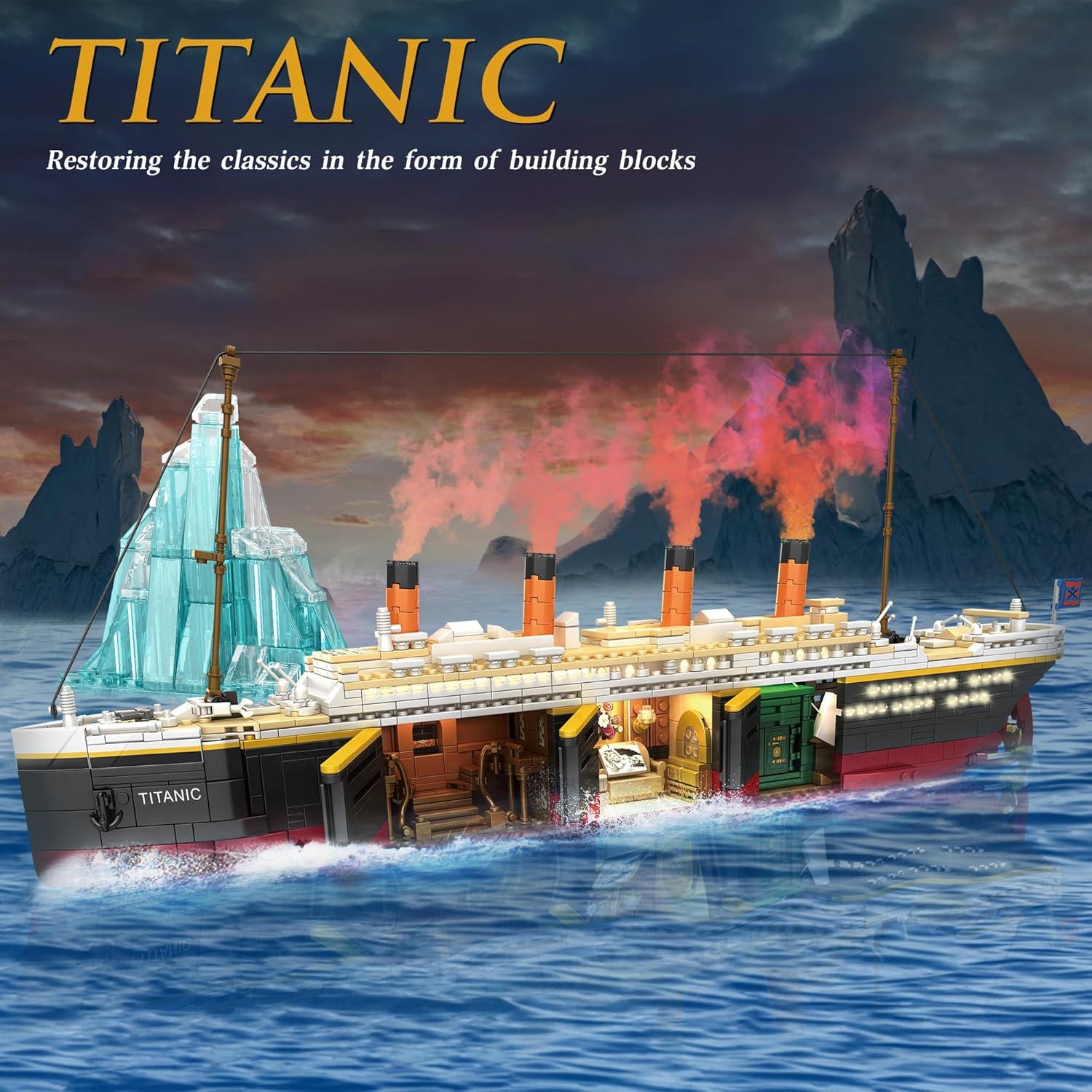 Juego de Construcción Titanic Peisheng 2288 Piezas con Luz