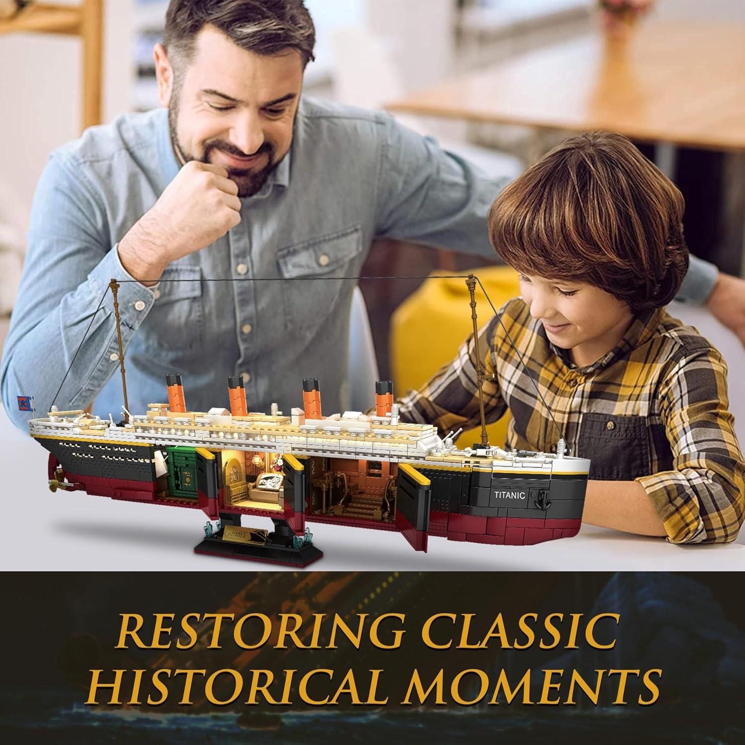 Juego de Construcción Titanic Peisheng 2288 Piezas con Luz