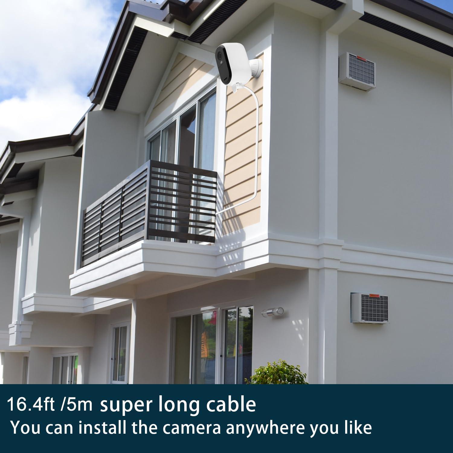 Cable de Carga iTODOS 5m para Cámara Arlo Essential 2da Gen