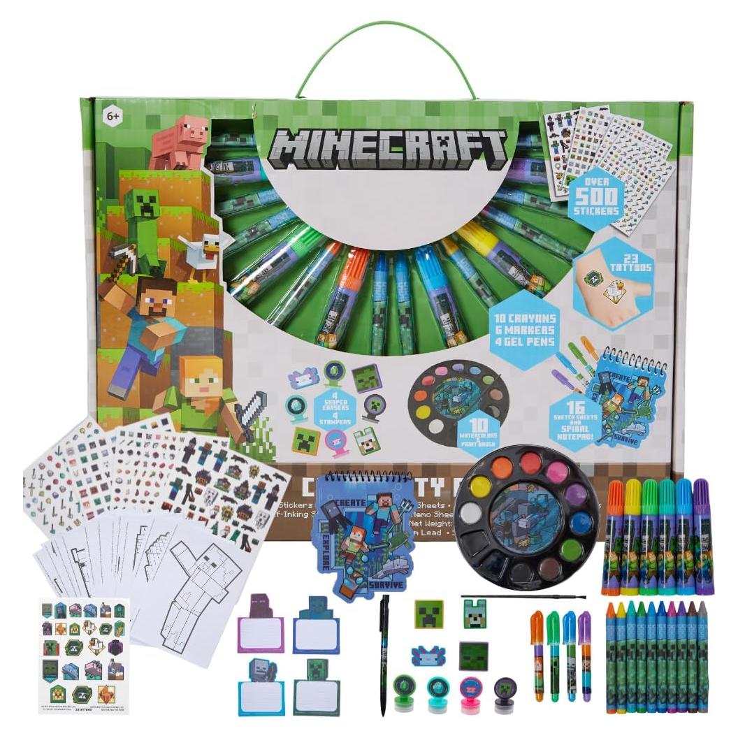 Conjunto de Arte Minecraft para Niños - 984 Piezas Creativas