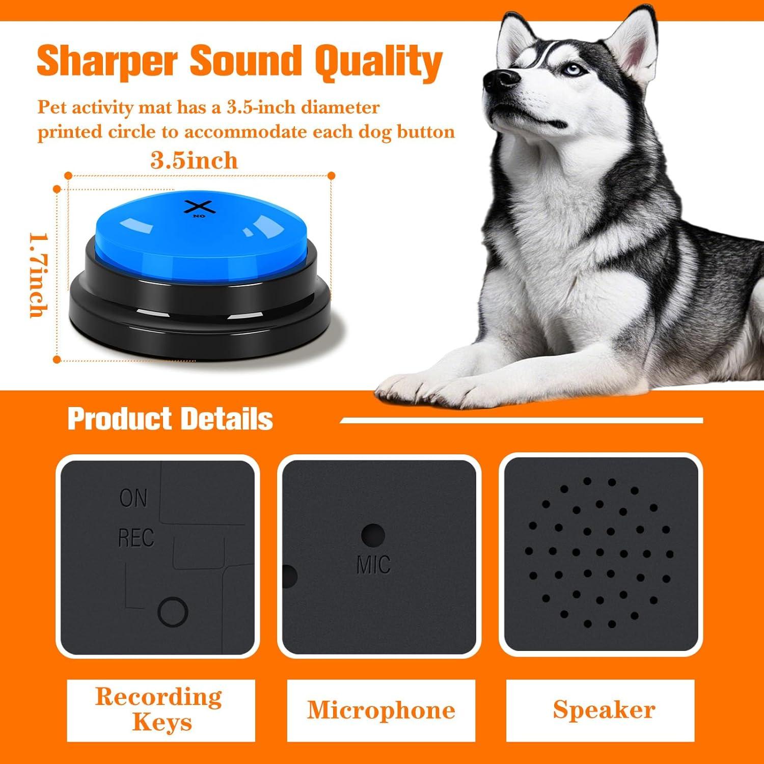Set de 6 Botones de Comunicación para Perros ESYELEC