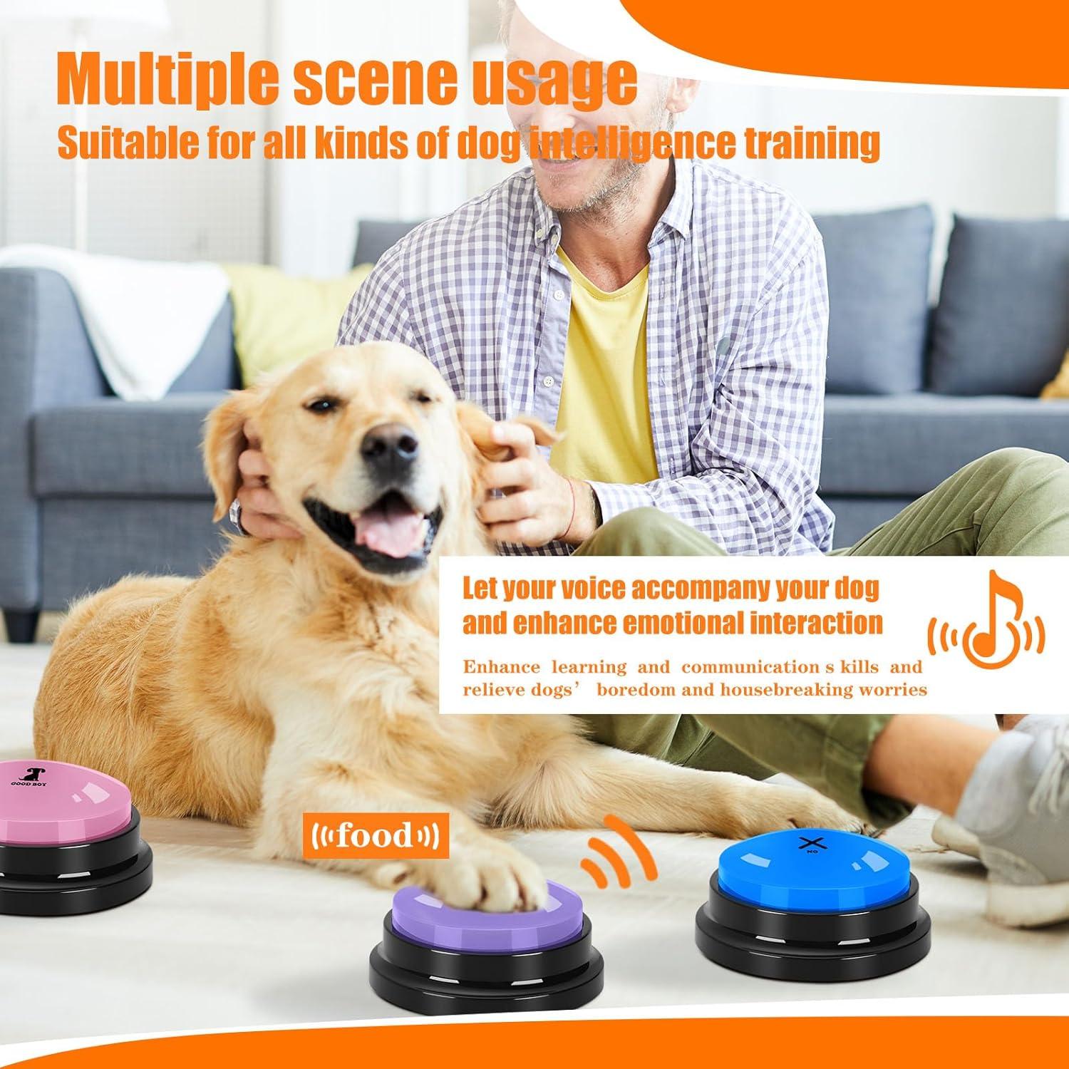 Set de 6 Botones de Comunicación para Perros ESYELEC