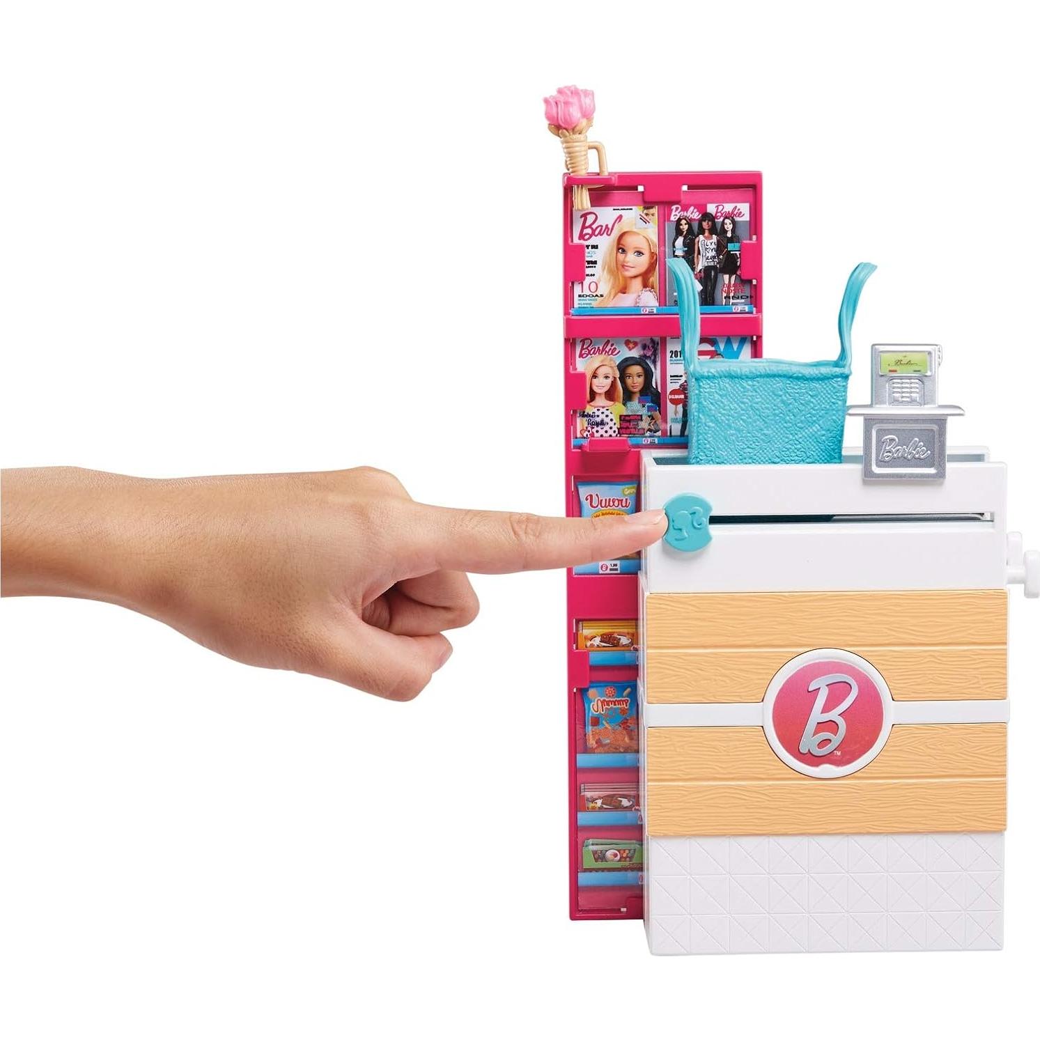 Juego de Supermercado Barbie con 25 Accesorios Temáticos