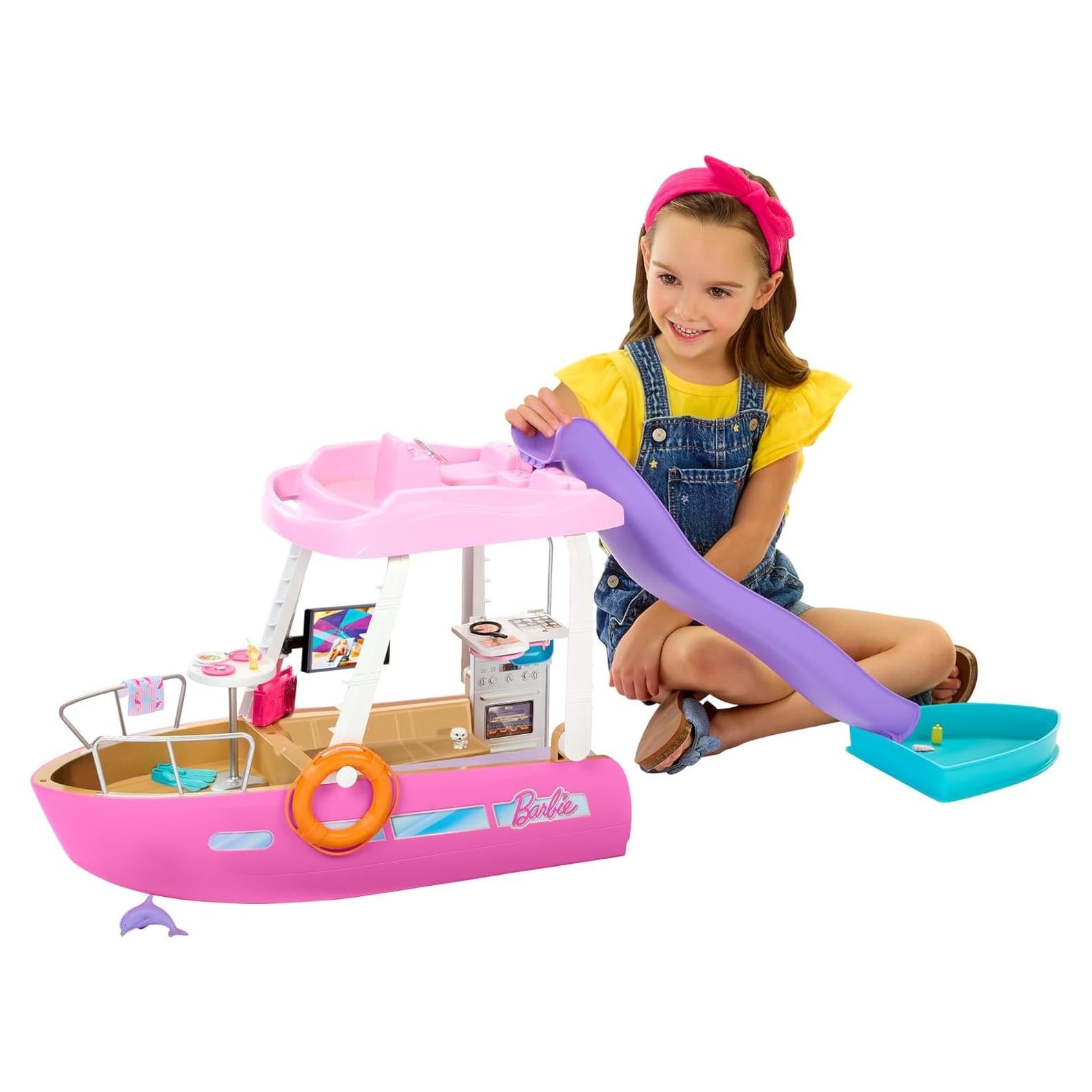 Barco de Sueños Barbie con 20 Accesorios Oceánicos