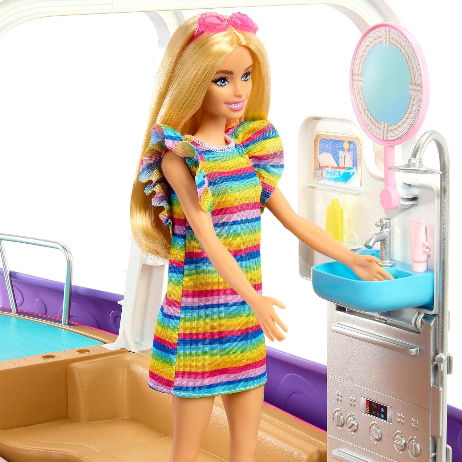 Barco de Sueños Barbie con 20 Accesorios Oceánicos