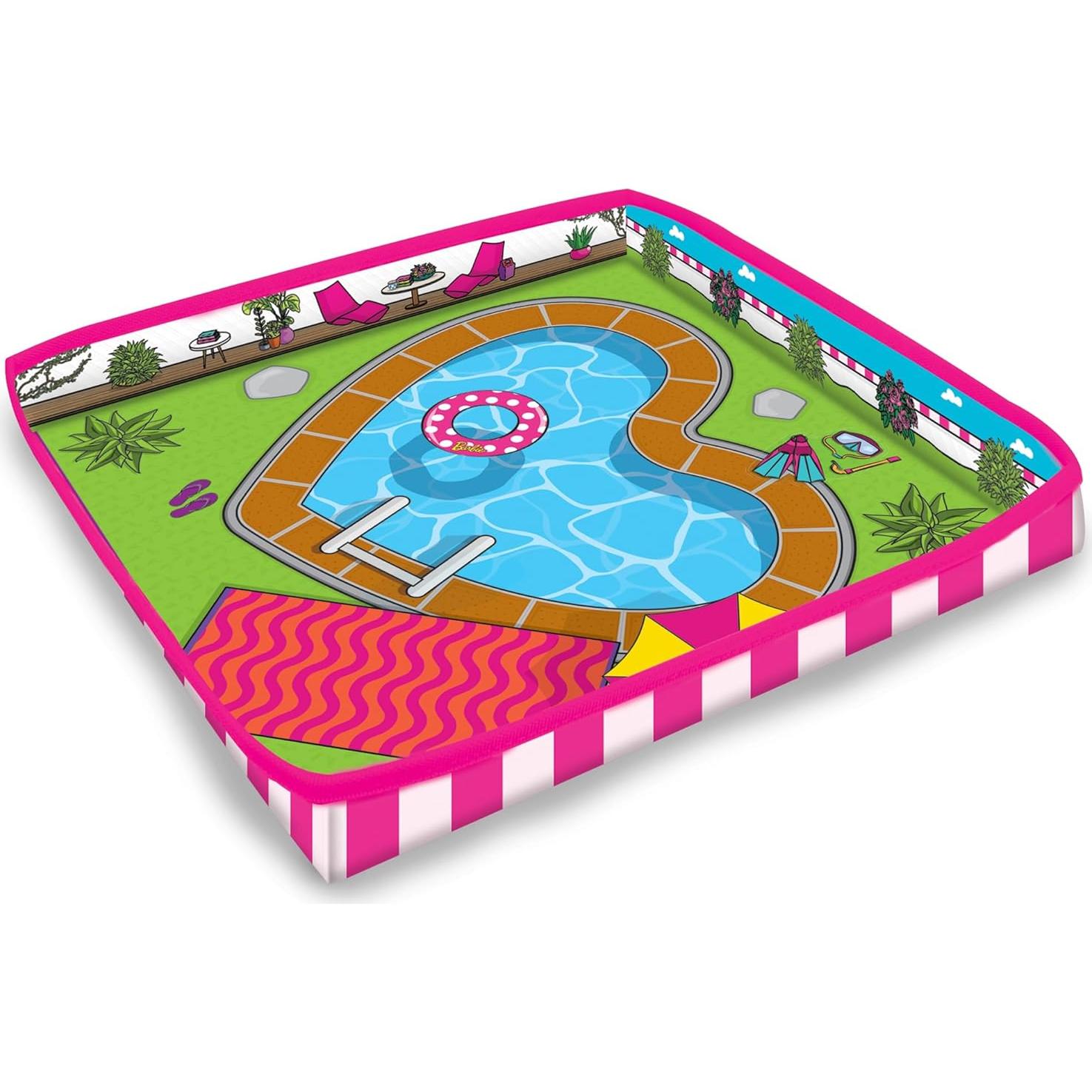 Barbie ZipBin Casa de Ensueño 40 Muñecas y Alfombrilla