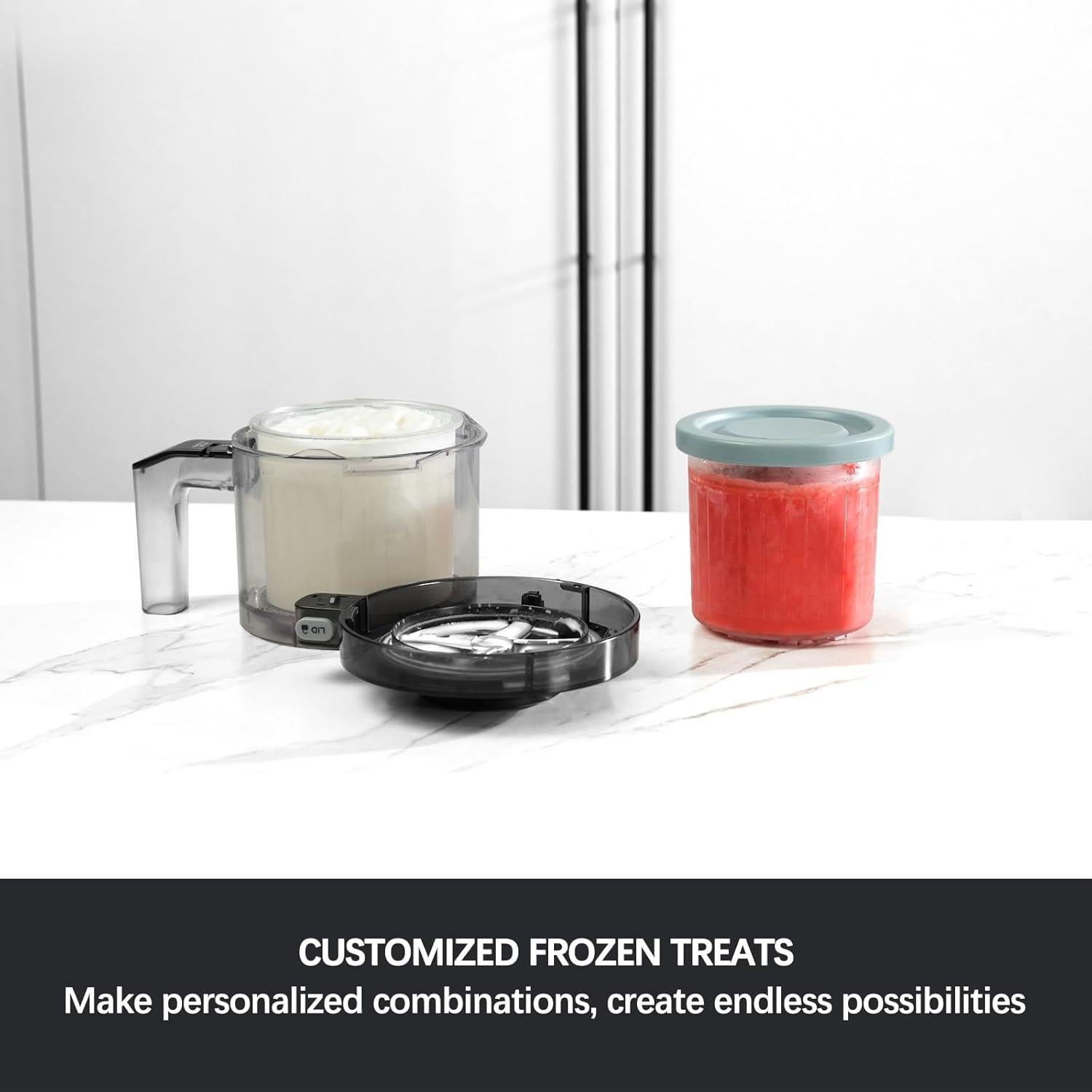 Contenedores de 473 ml Omnikit para Ninja Creami - Paquete de 4