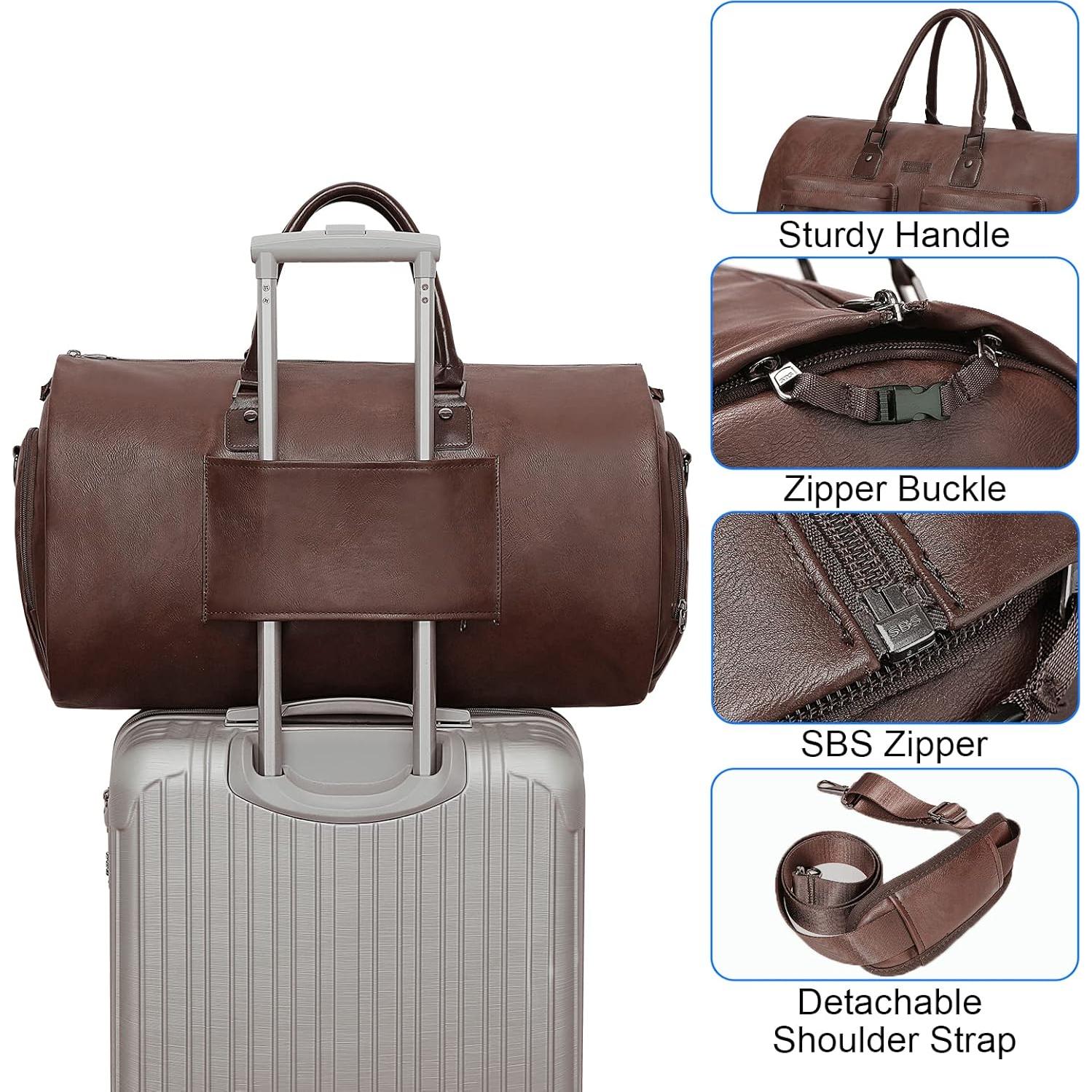 Bolsa de Ropa Duffle Modoker 45L Impermeable Marrón