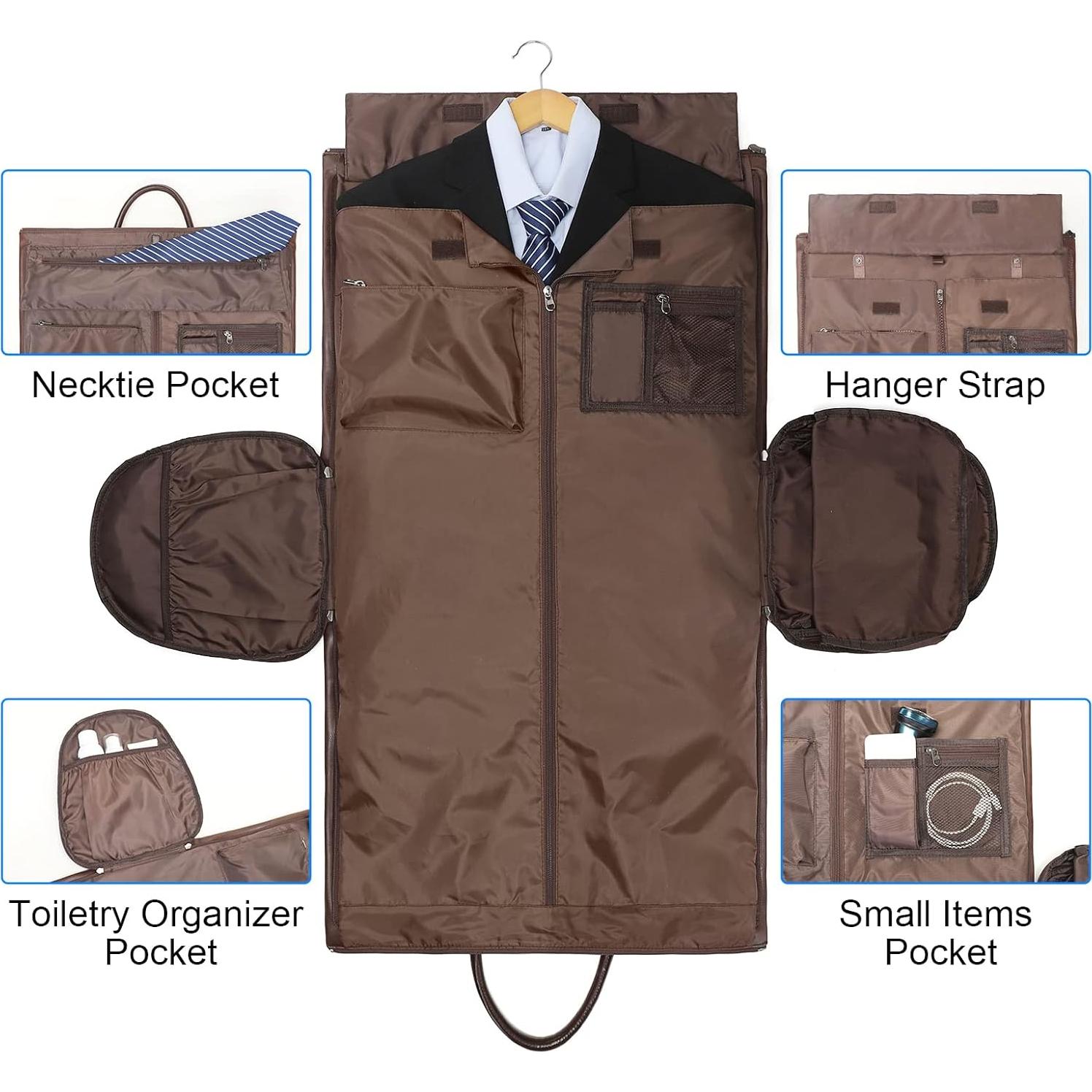 Bolsa de Ropa Duffle Modoker 45L Impermeable Marrón