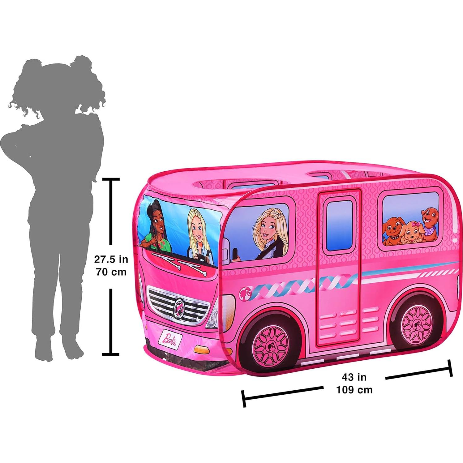 Carpa de Juego Pop Up Barbie Camper 109x69cm - Sunny Days