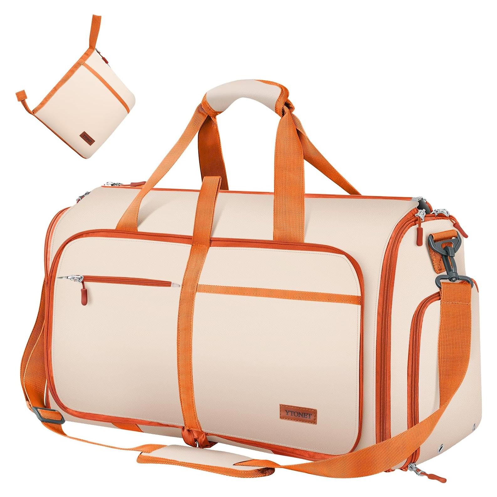 Bolsa de Ropa Plegable Ytonet Beige 55L para Viaje