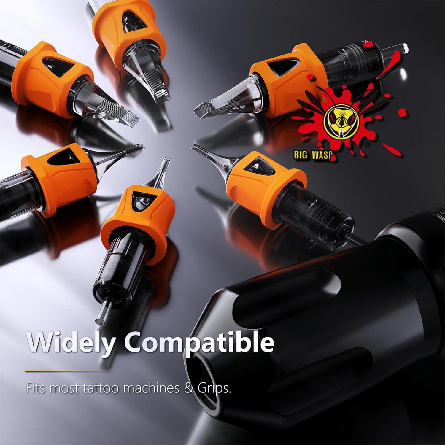 Agujas de Tatuaje BIGWASP Energy 50pcs Mezcla Liner 0.30mm