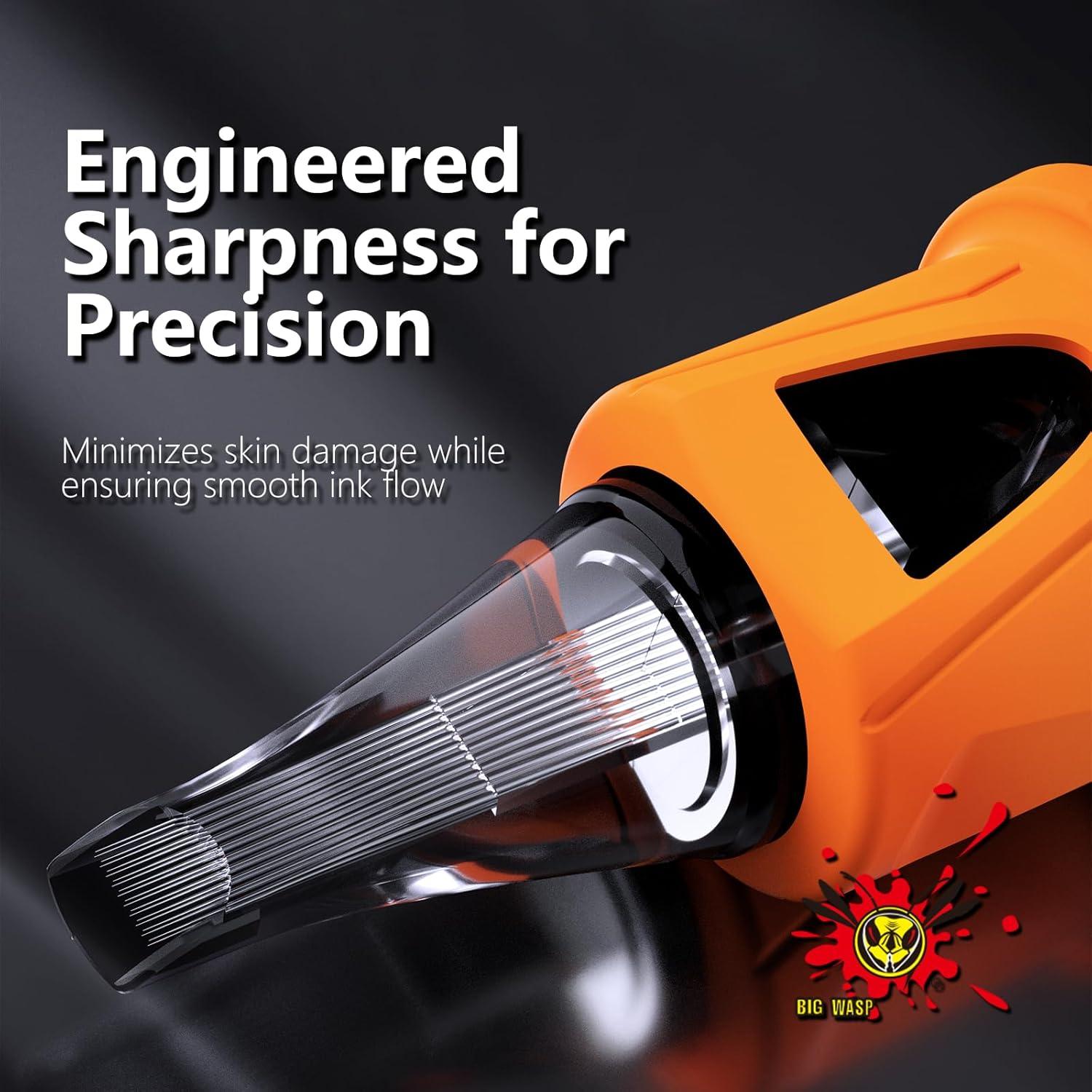 Agujas de Tatuaje BIGWASP Energy 50pcs Mezcla Liner 0.30mm