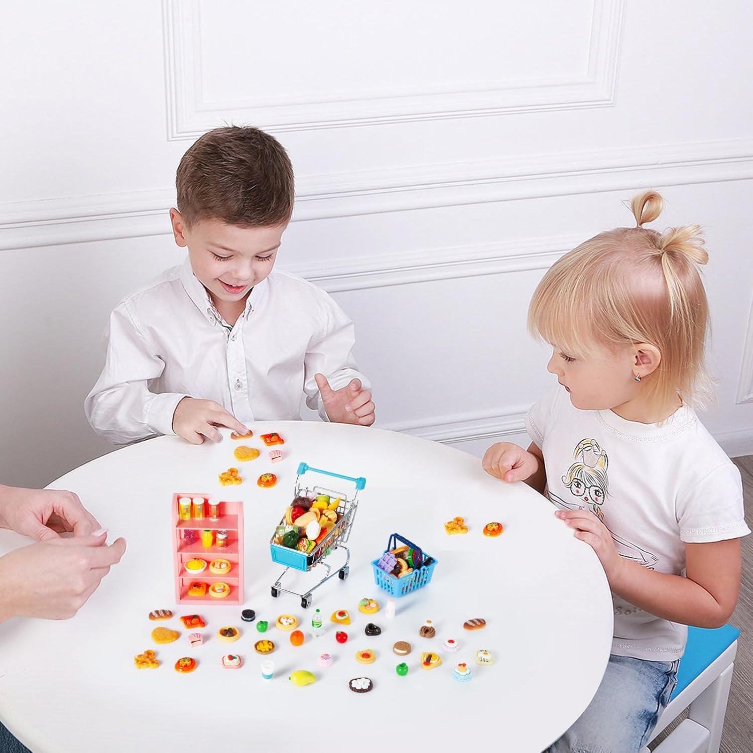 164 Piezas Mini Carrito de Compras Juguete WEHOO Metal