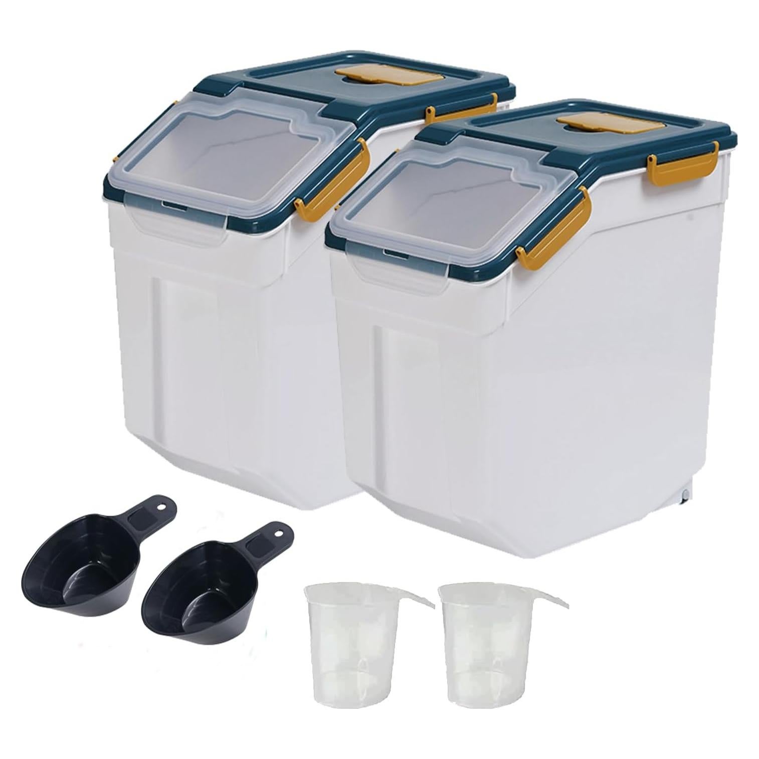 Contenedor de Almacenamiento Hermético Begino 25L 2Pack Azul