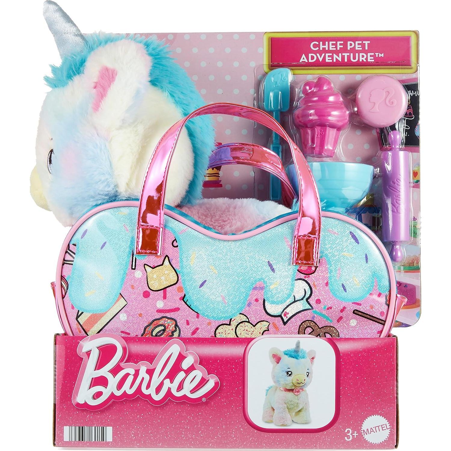 Conjunto de Juguetes de Peluche Barbie Unicornio 30 cm