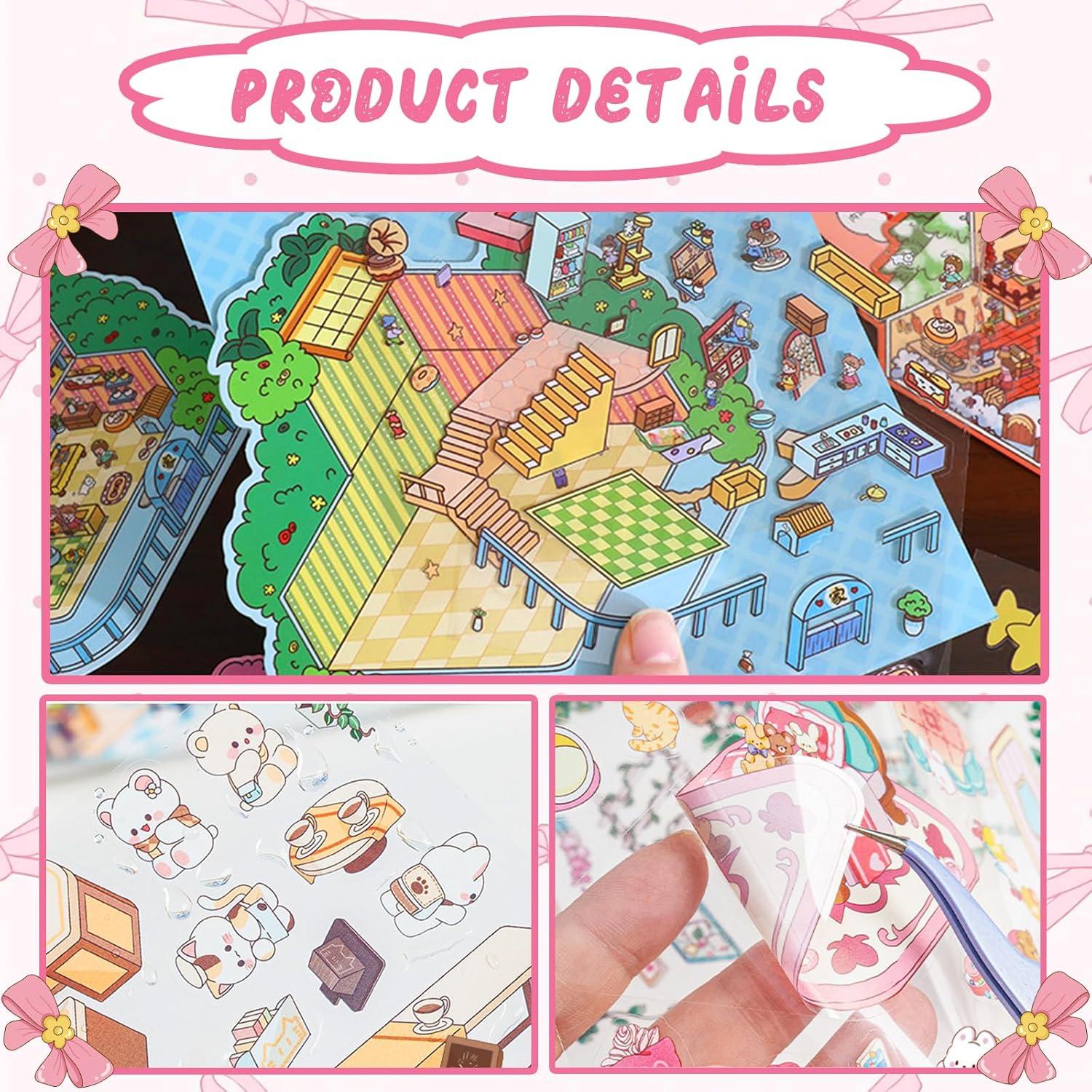 10 Pegatinas 3D Decorativas Bayurht para Manualidades