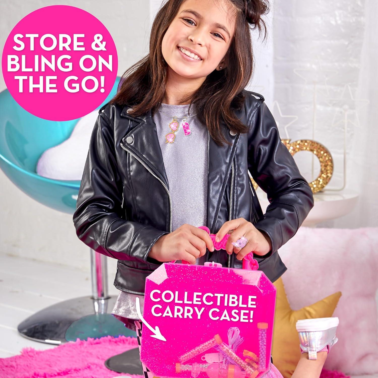 Kit de Joyería Barbie con Estuche y Bolígrafos - 20 Piezas