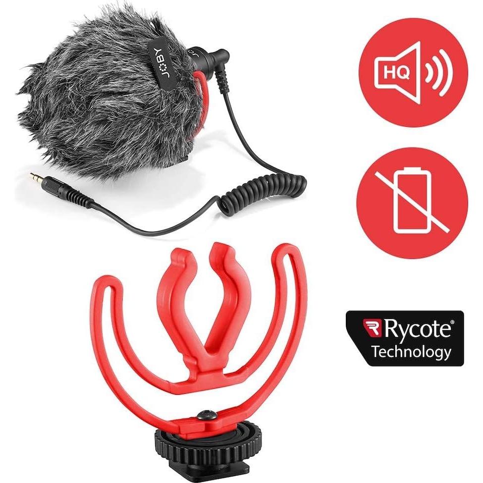 Micrófono Compacto JOBY Wavo Mobile con Montura Rycote