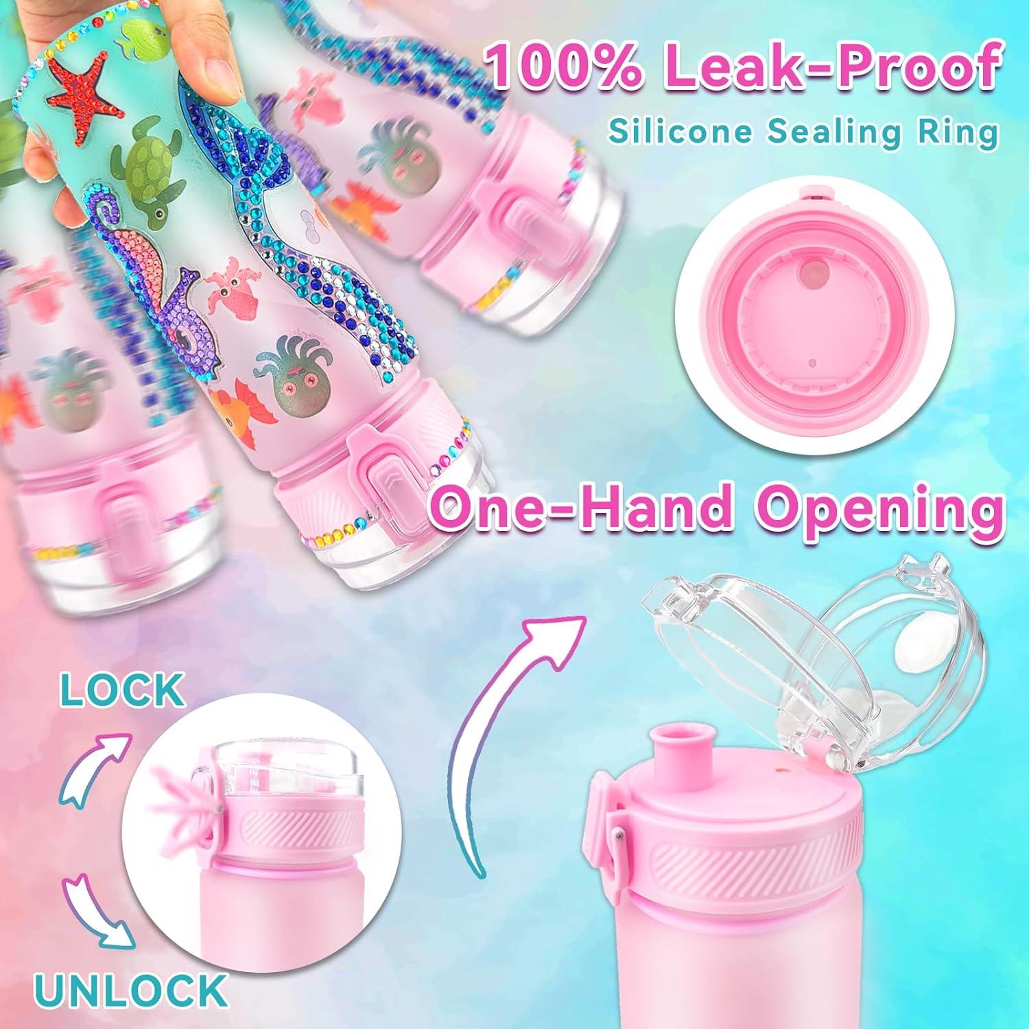 Kit de Decoración de Botella de Agua EDSPORTSHOUSE Sirena