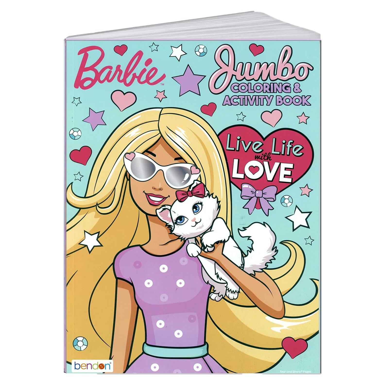 Libro de Colorear y Actividades Barbie 96 Páginas 20.3x27.3cm