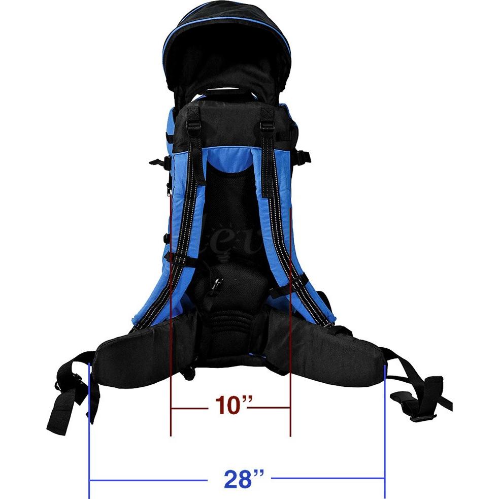 Mochila Portabebés ClevrPlus Deluxe Ajustable para Senderismo