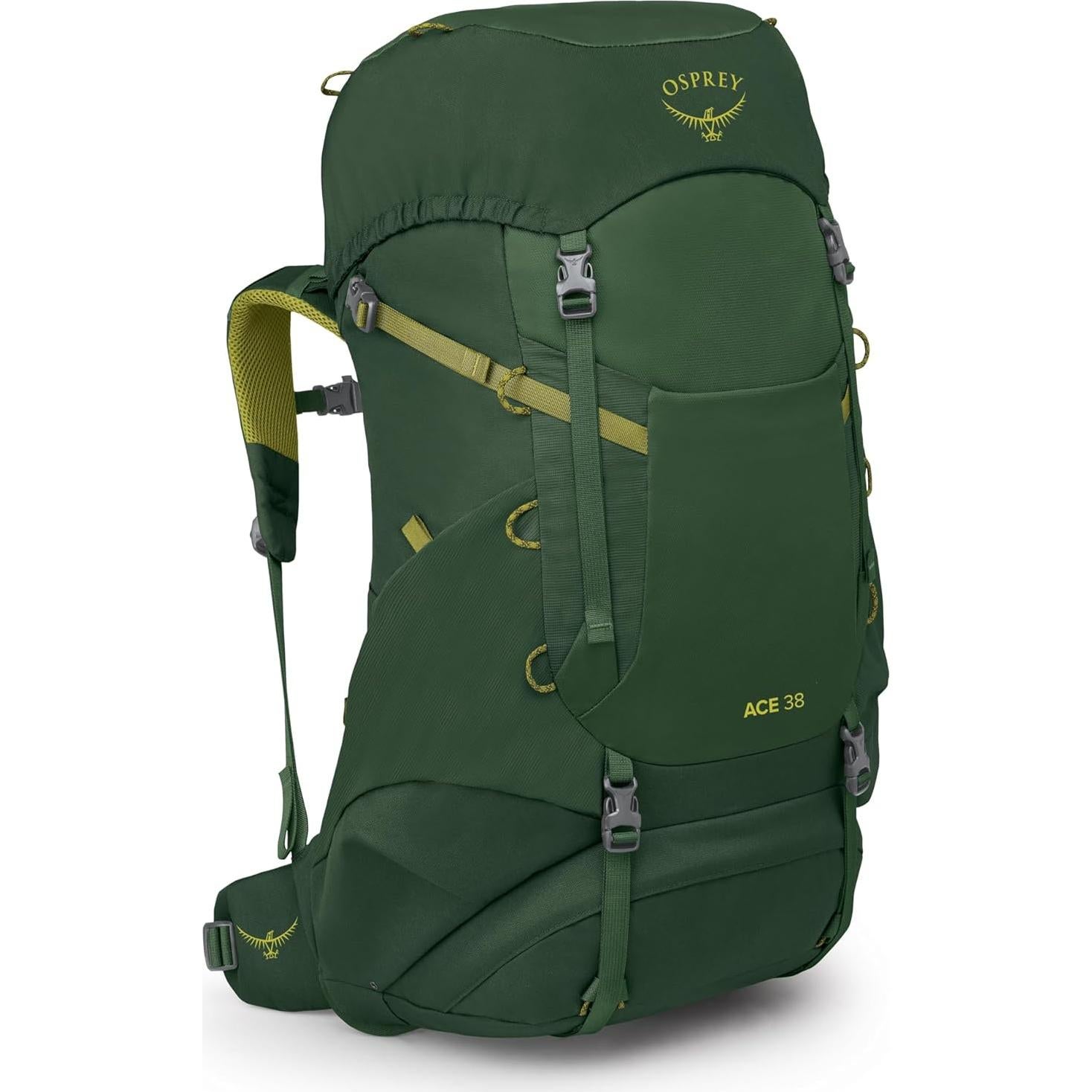 Mochila de Senderismo Osprey Ace 38L Niños Canopy Verde