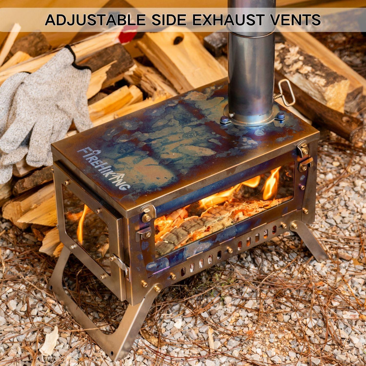 Estufa de Titanio Ultraligera FUEGOCAMINANDO TA1 Plegable