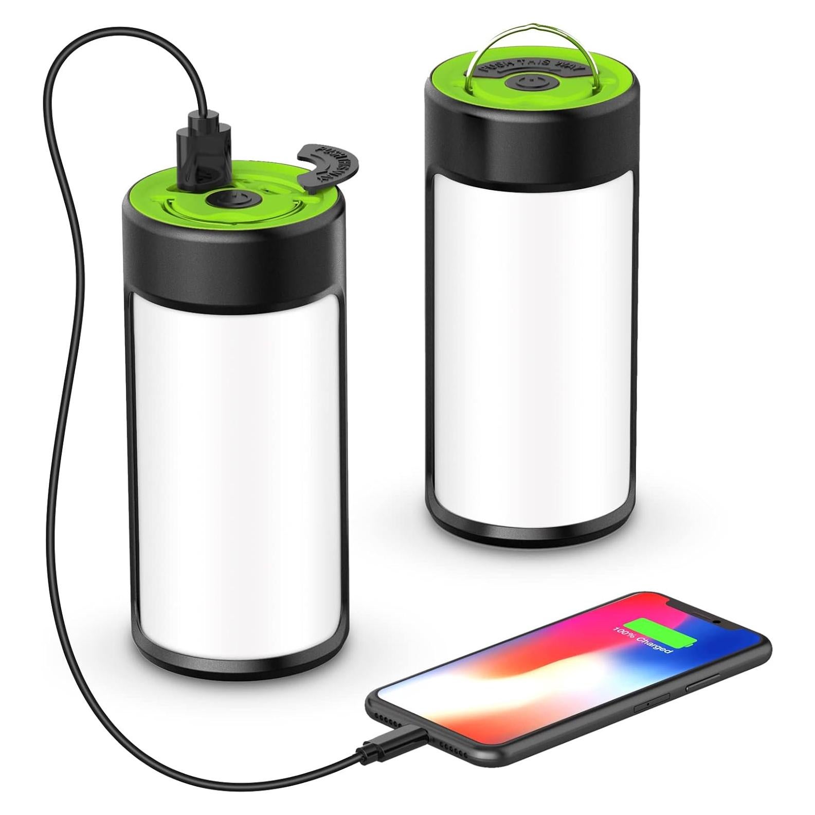 Linterna LED Recargable CT CAPETRONIX 400LM 5 Modos 2 Pzs