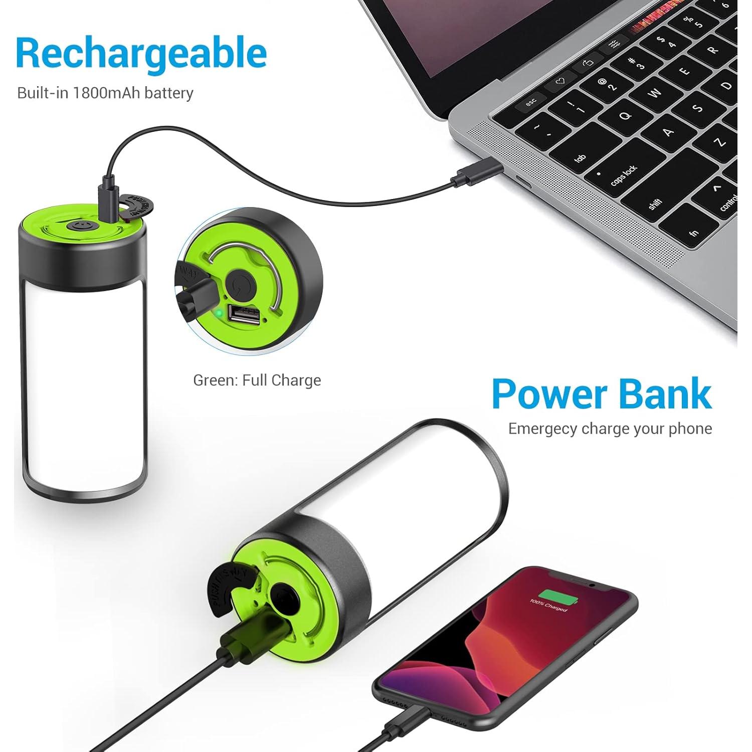 Linterna LED Recargable CT CAPETRONIX 400LM 5 Modos 2 Pzs