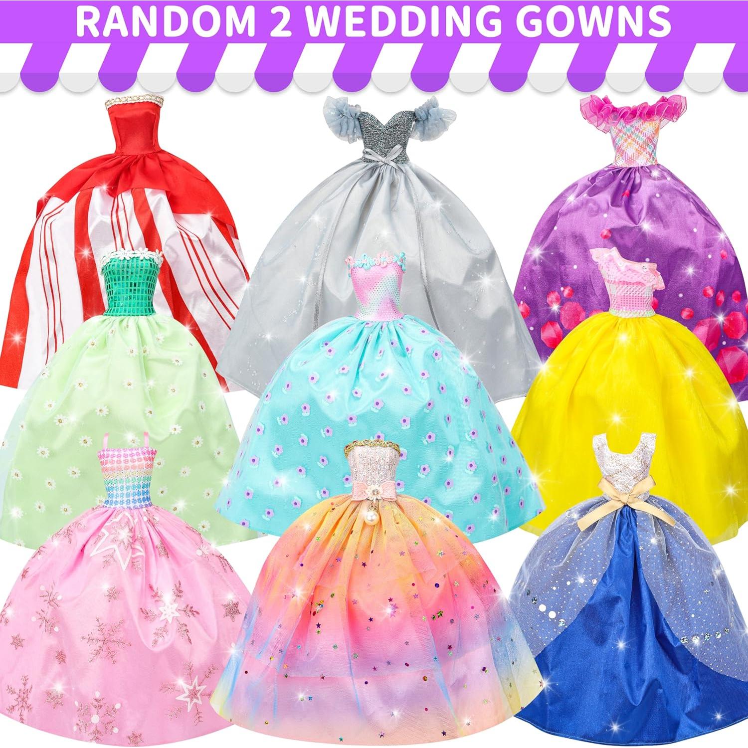 Set de Ropa de Muñeca 52 Pcs Style Shine - Vestidos y Accesorios