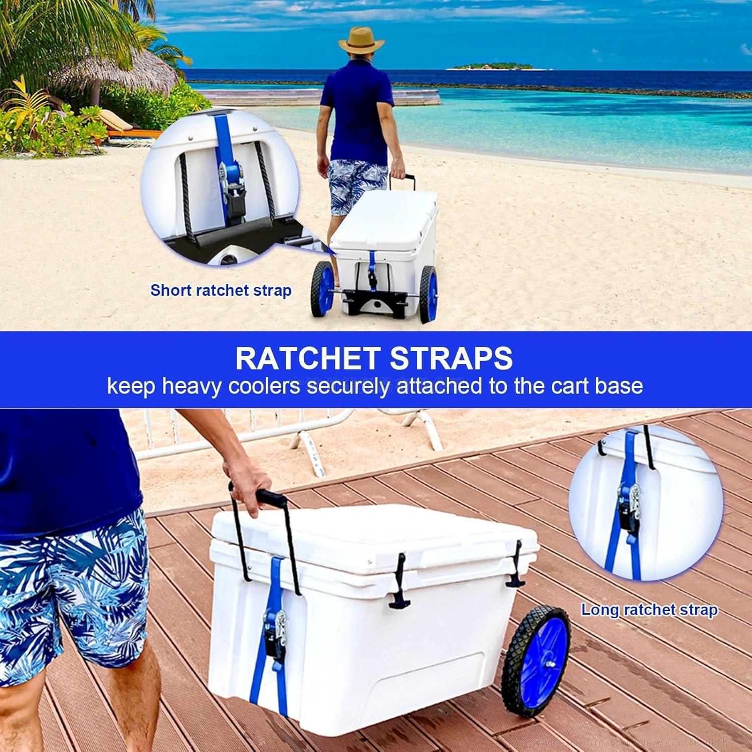 Kit de Ruedas para Enfriadores ZLSZTMI Ajustable 50.3"