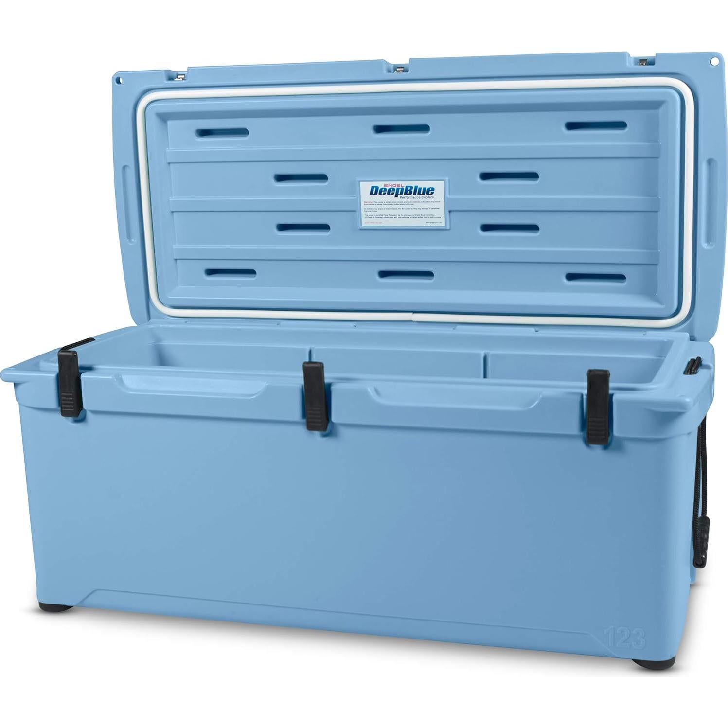 Cooler Engel ENG123 102L Azul Ártico para Camping y Pesca