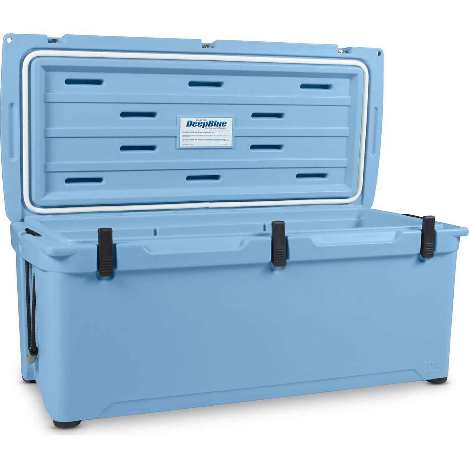 Cooler Engel ENG123 102L Azul Ártico para Camping y Pesca