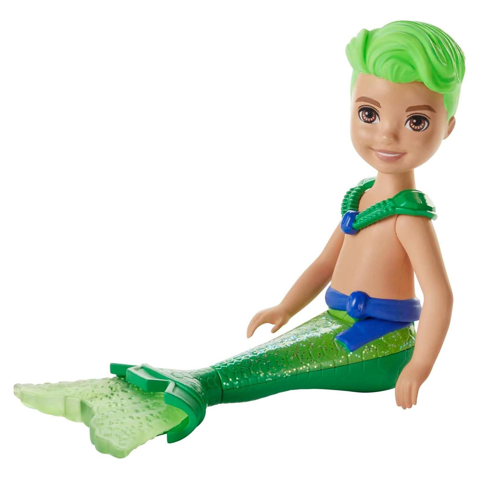Muñeca Sirena Barbie Dreamtopia Chelsea Verde 16,5 cm