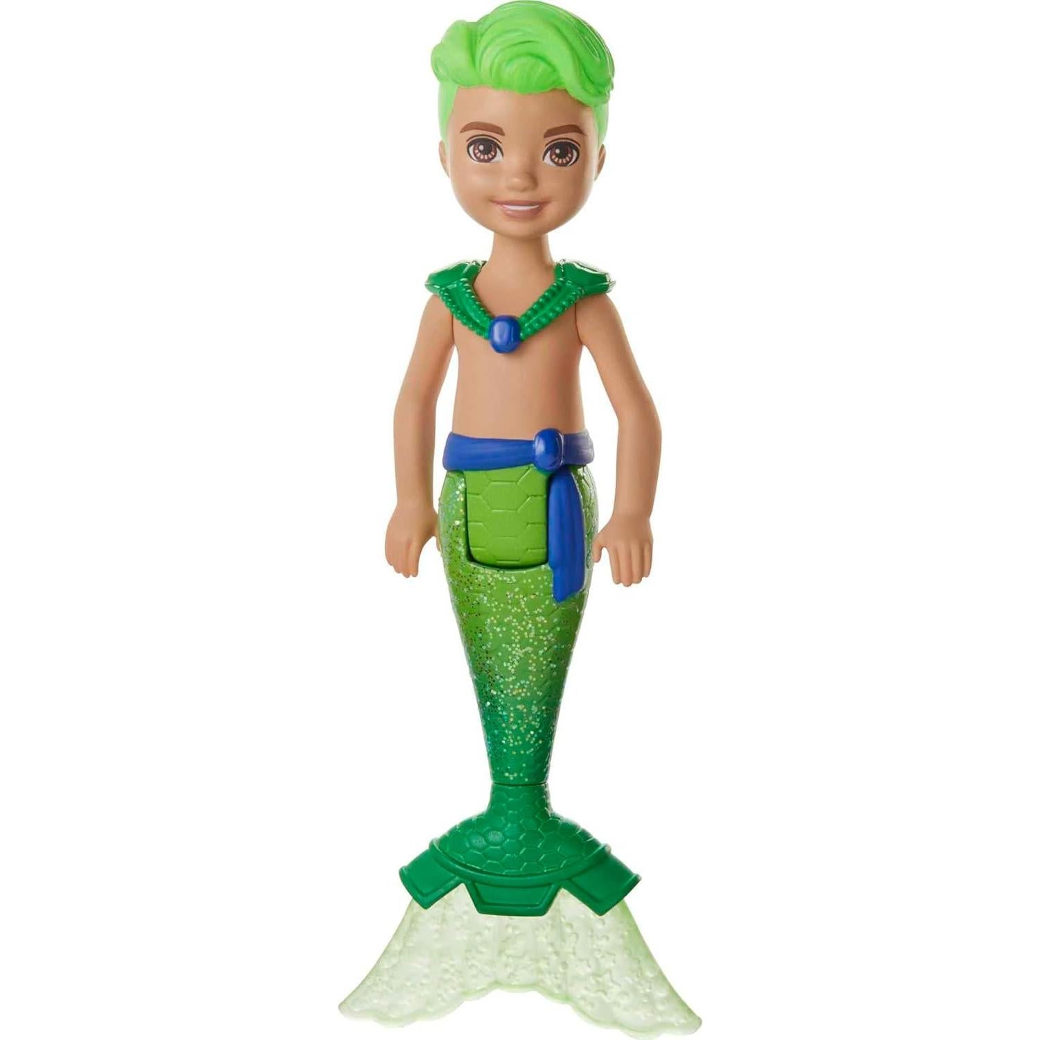 Muñeca Sirena Barbie Dreamtopia Chelsea Verde 16,5 cm