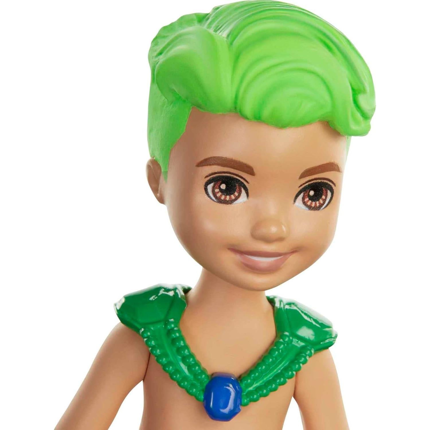 Muñeca Sirena Barbie Dreamtopia Chelsea Verde 16,5 cm